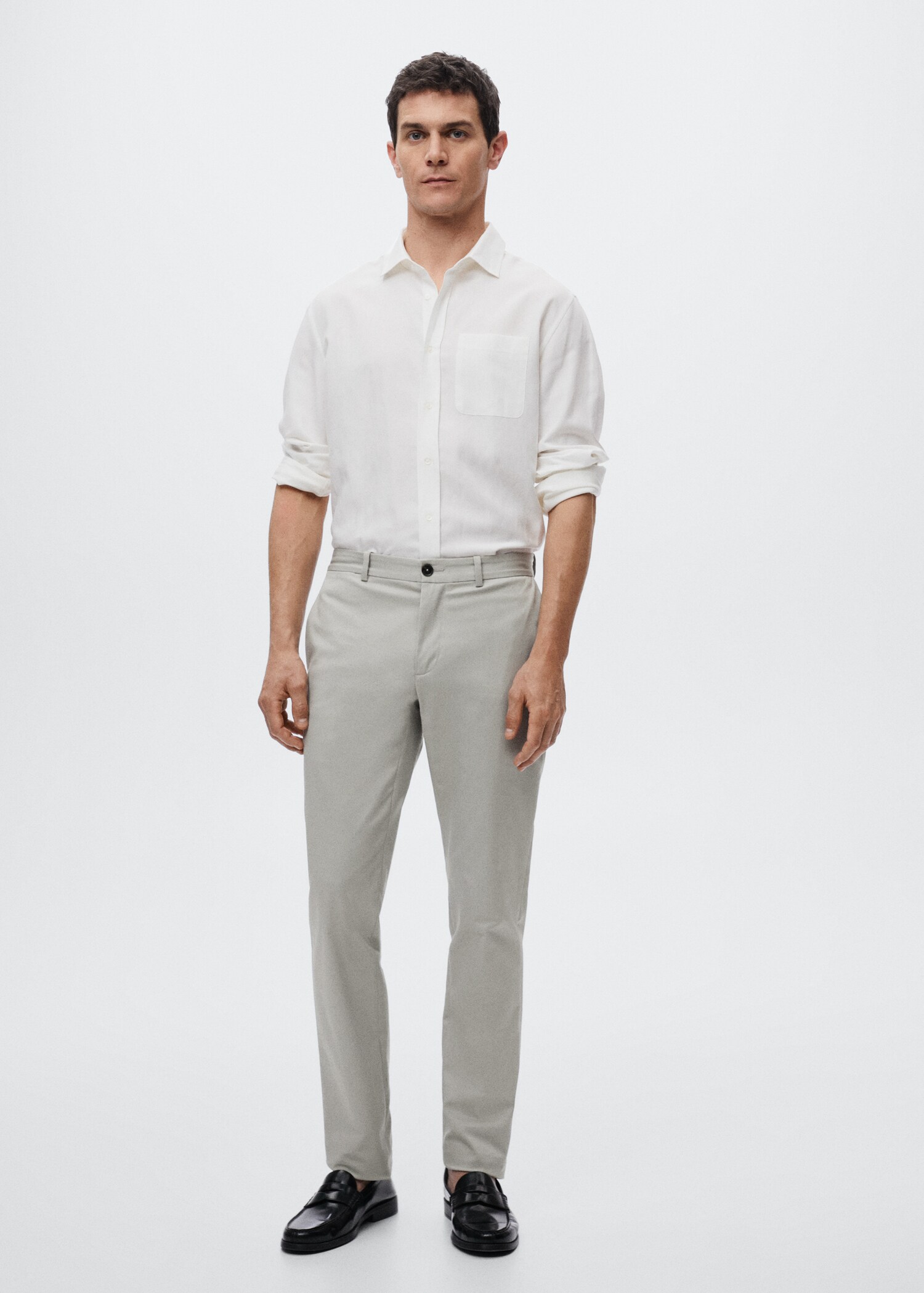 Slim fit chino trousers - General plane