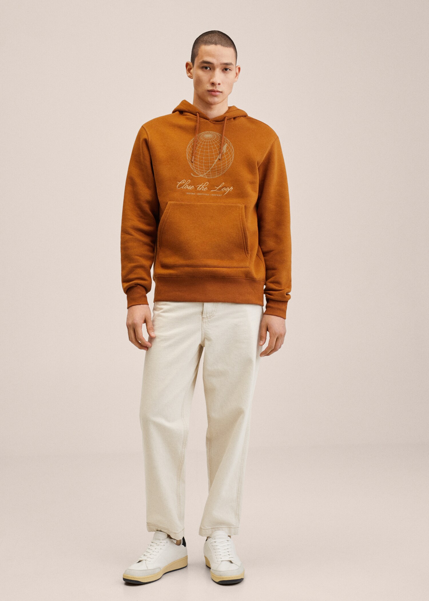 Sudadera canguro capucha - Plano general