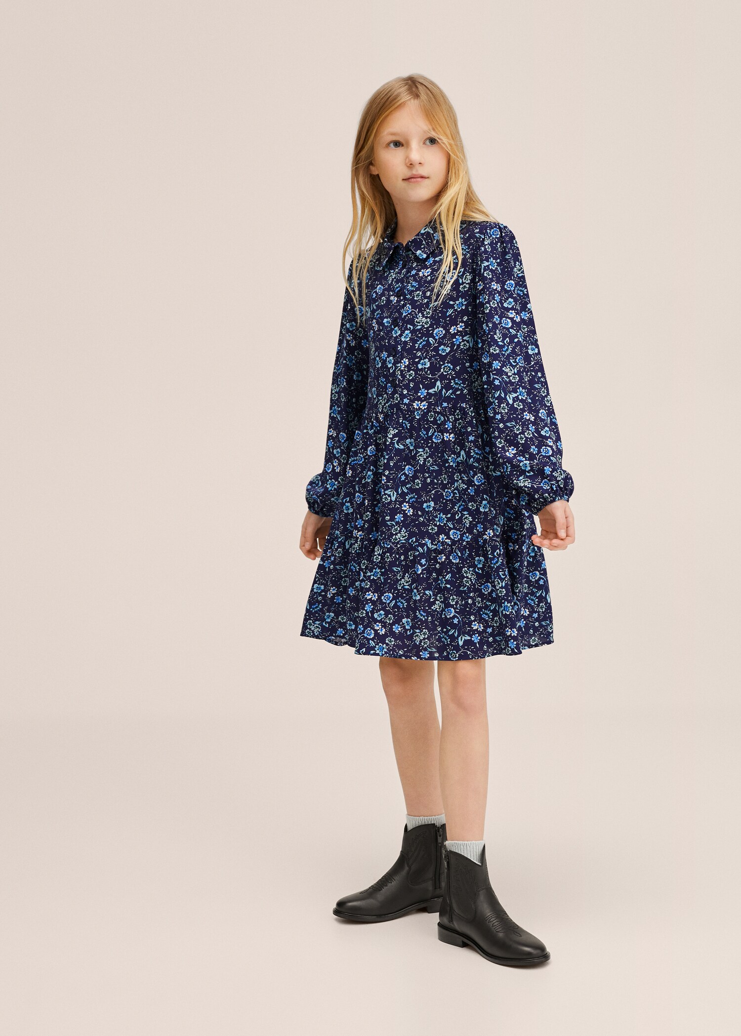 Vestit estampat floral - Pla general
