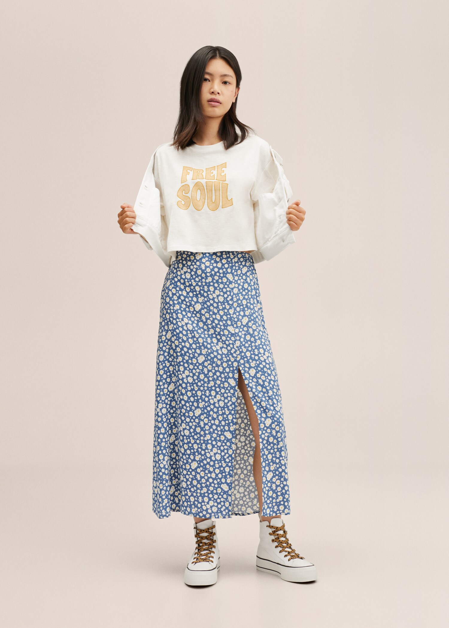 T-shirt oversize message - Plan général