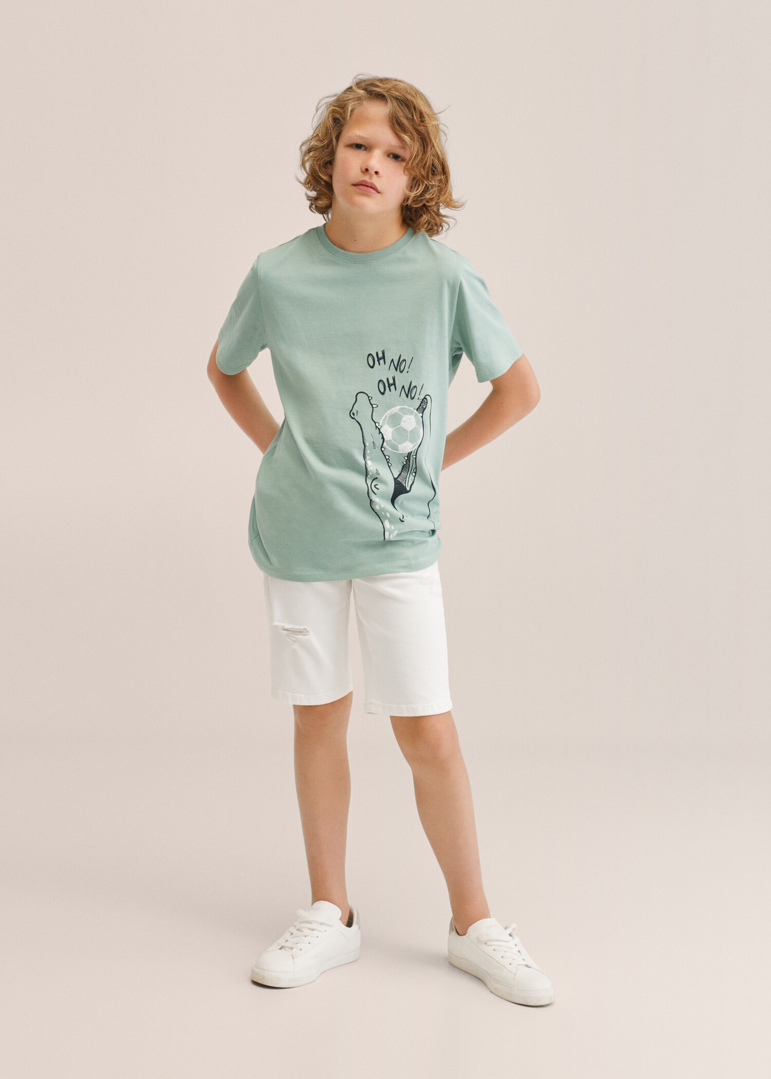Cotton printed T-shirt - General plane