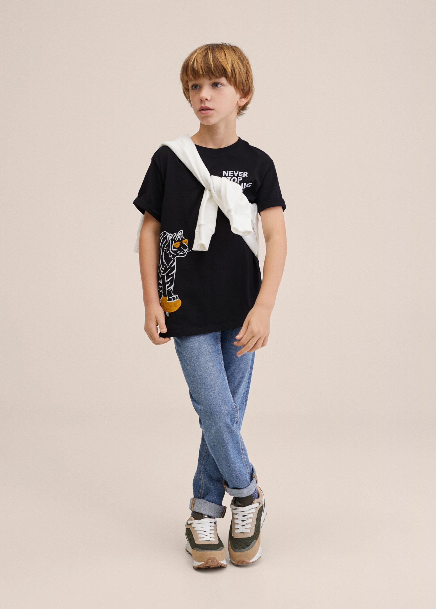 Cotton printed T-shirt - General plane