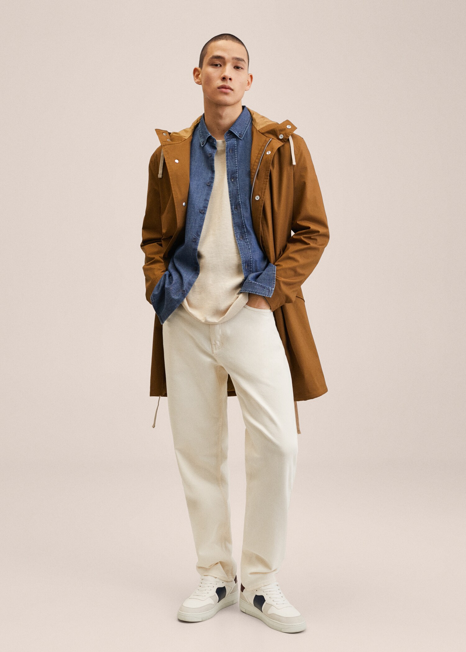 Waterproof cotton parka - General plane
