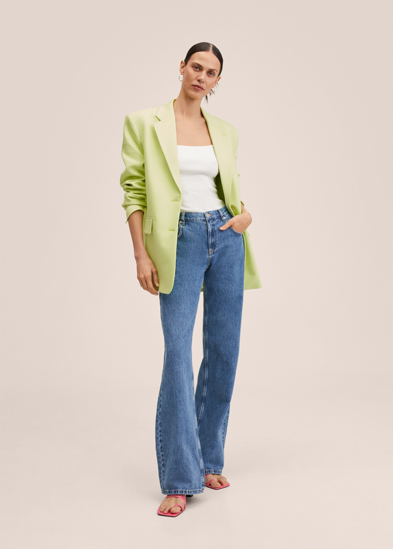 Sako oversize se strukturou - Celkový náhled