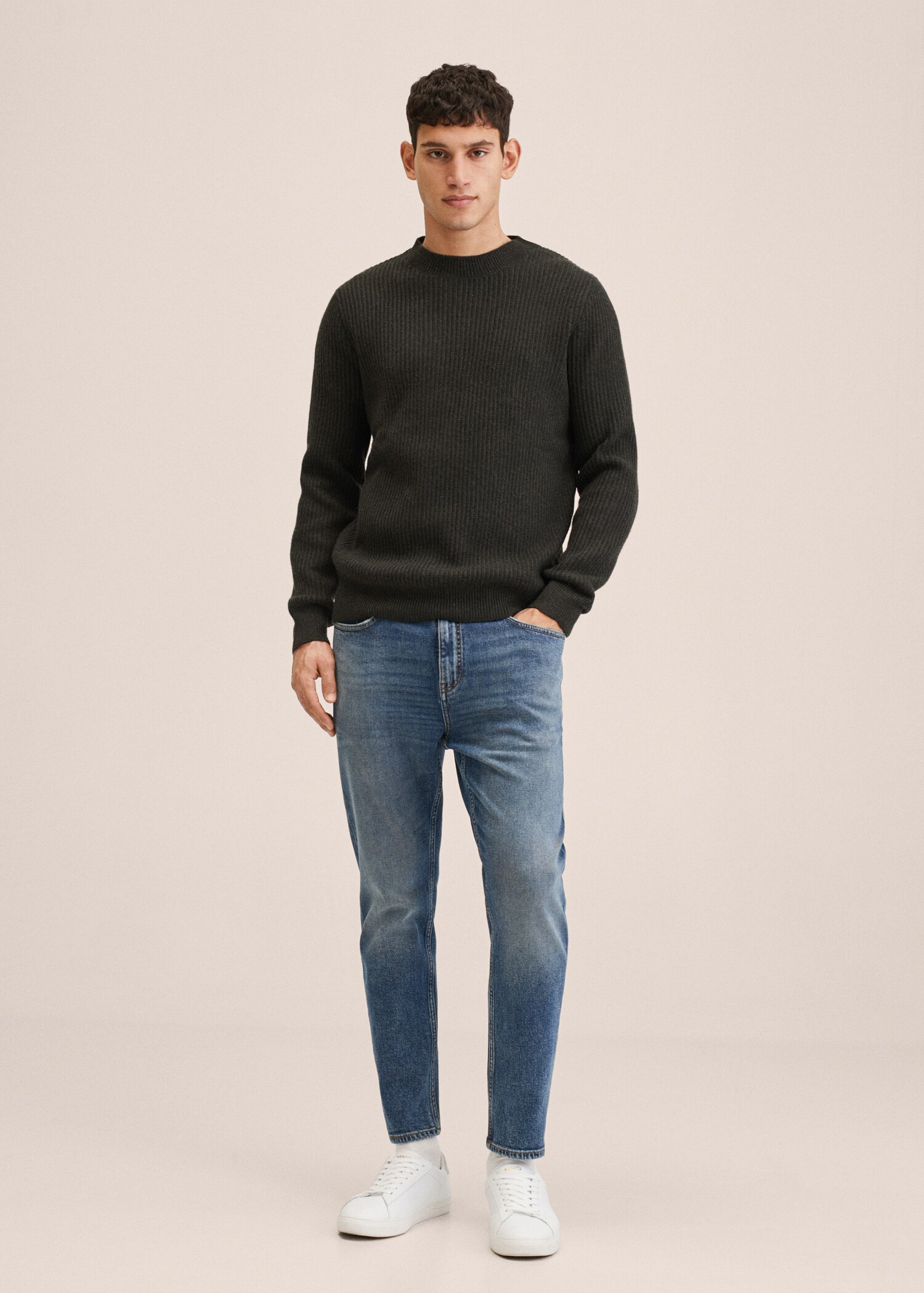 Džíny Tom tapered fit lyocell - Celkový náhled