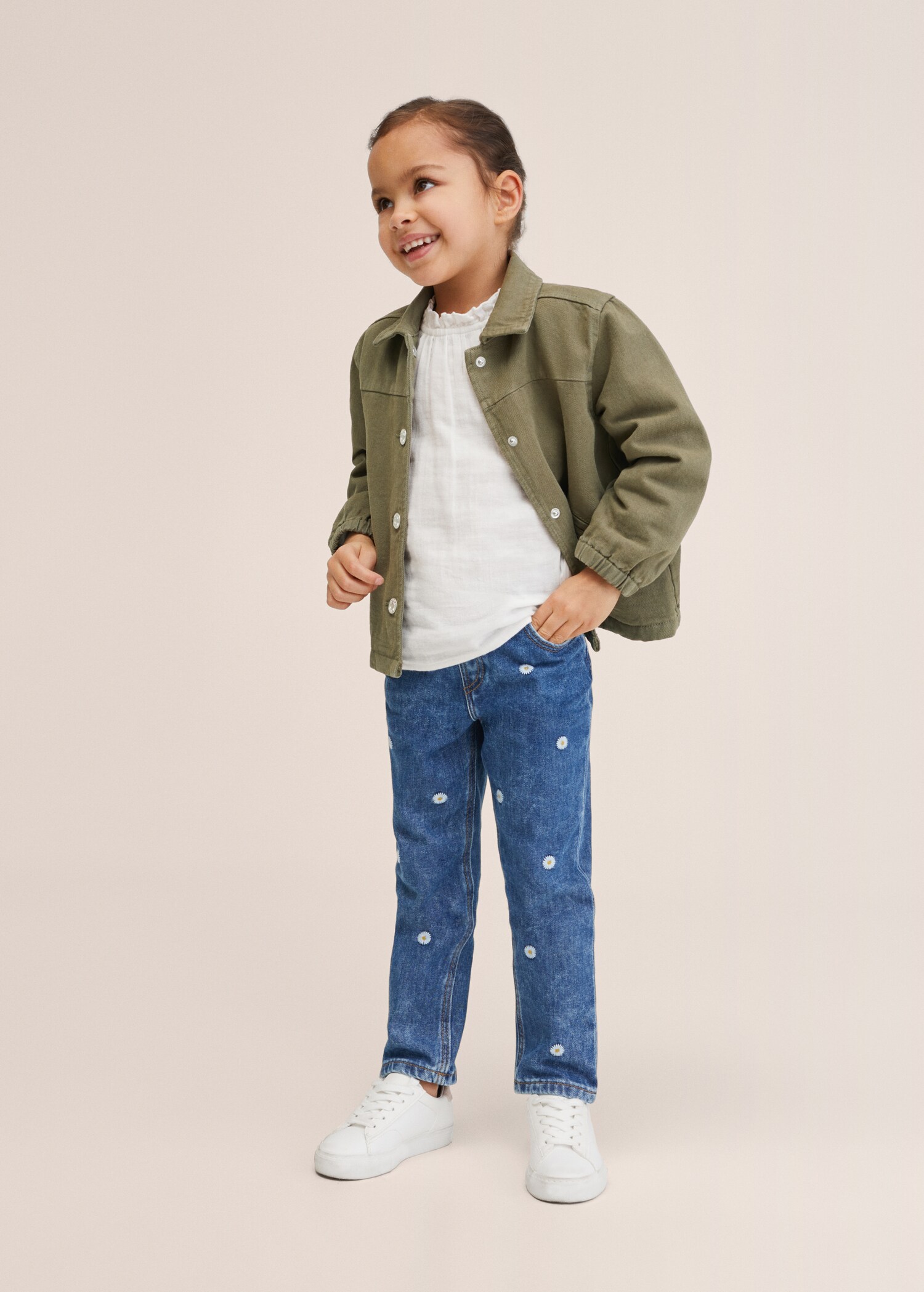 Denim cotton jacket - General plane