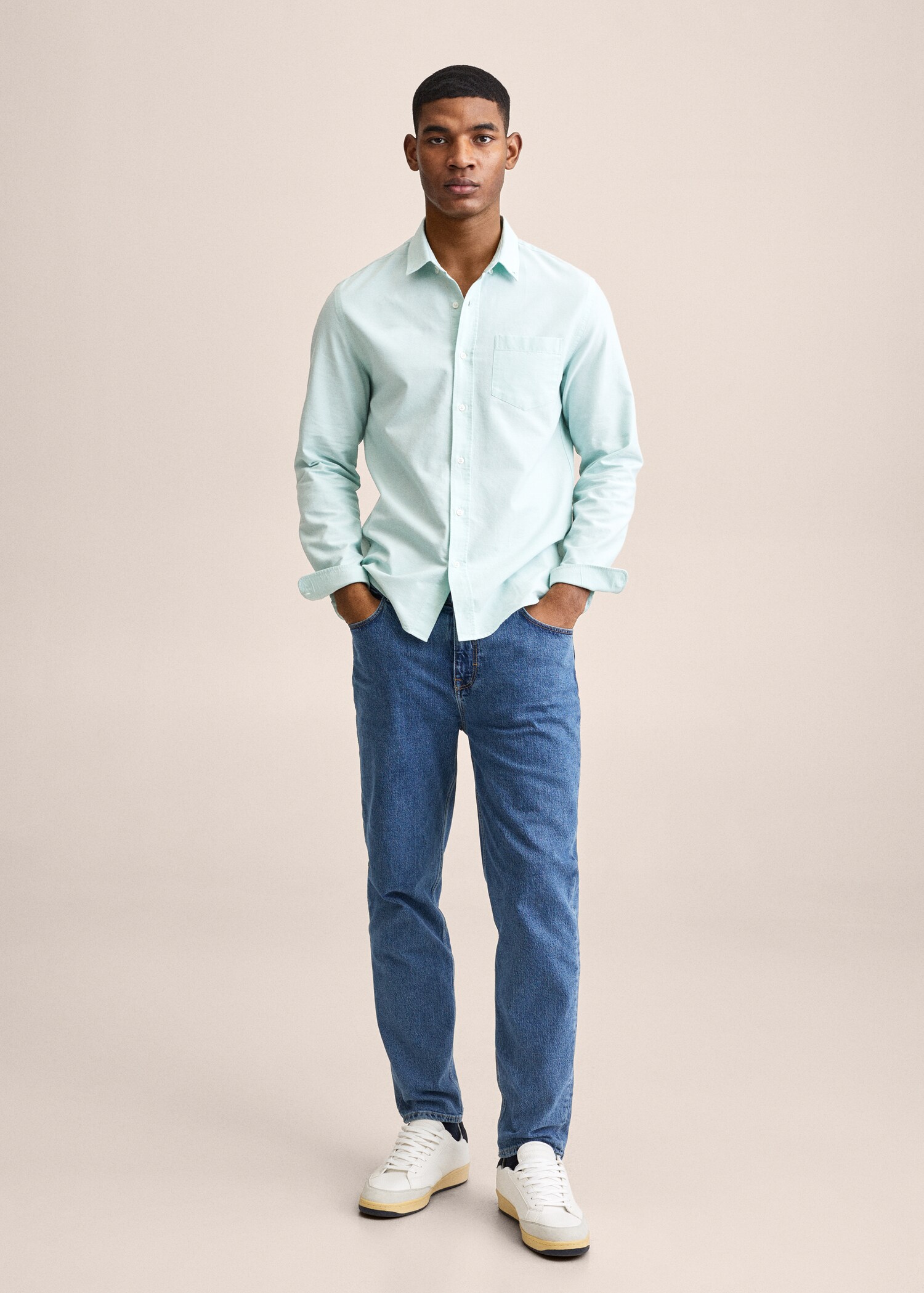 Camisa regular fit algodón - Plano general