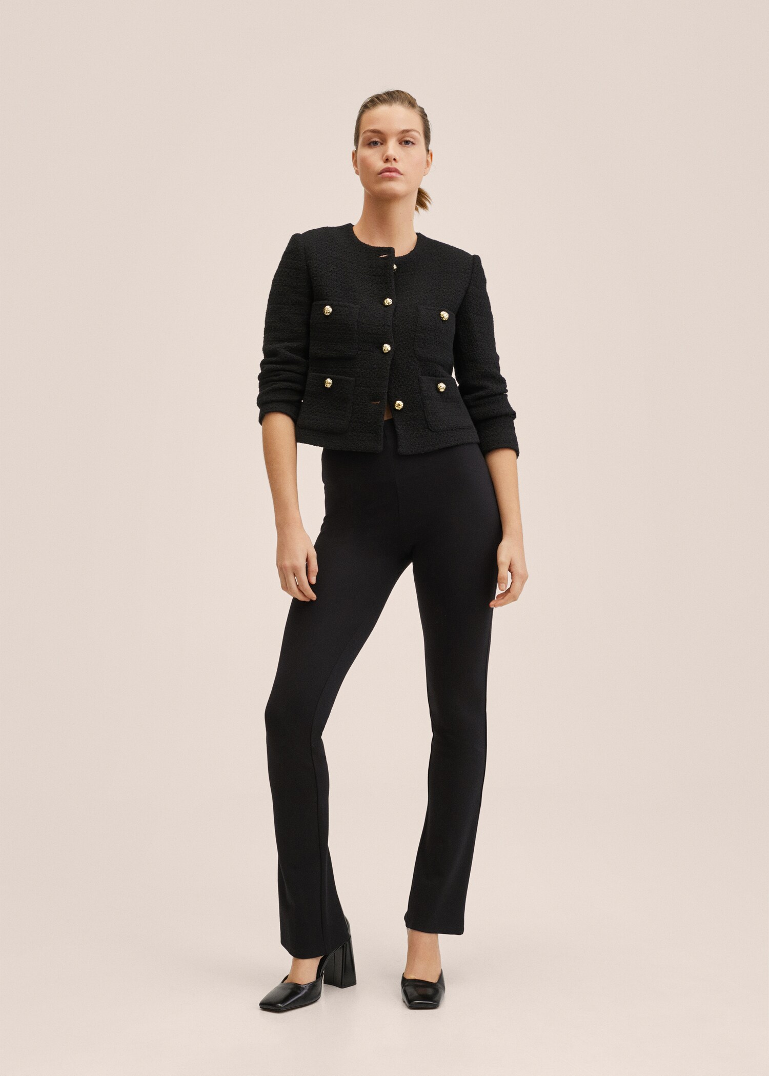Legging met rits - Overzichtstekening
