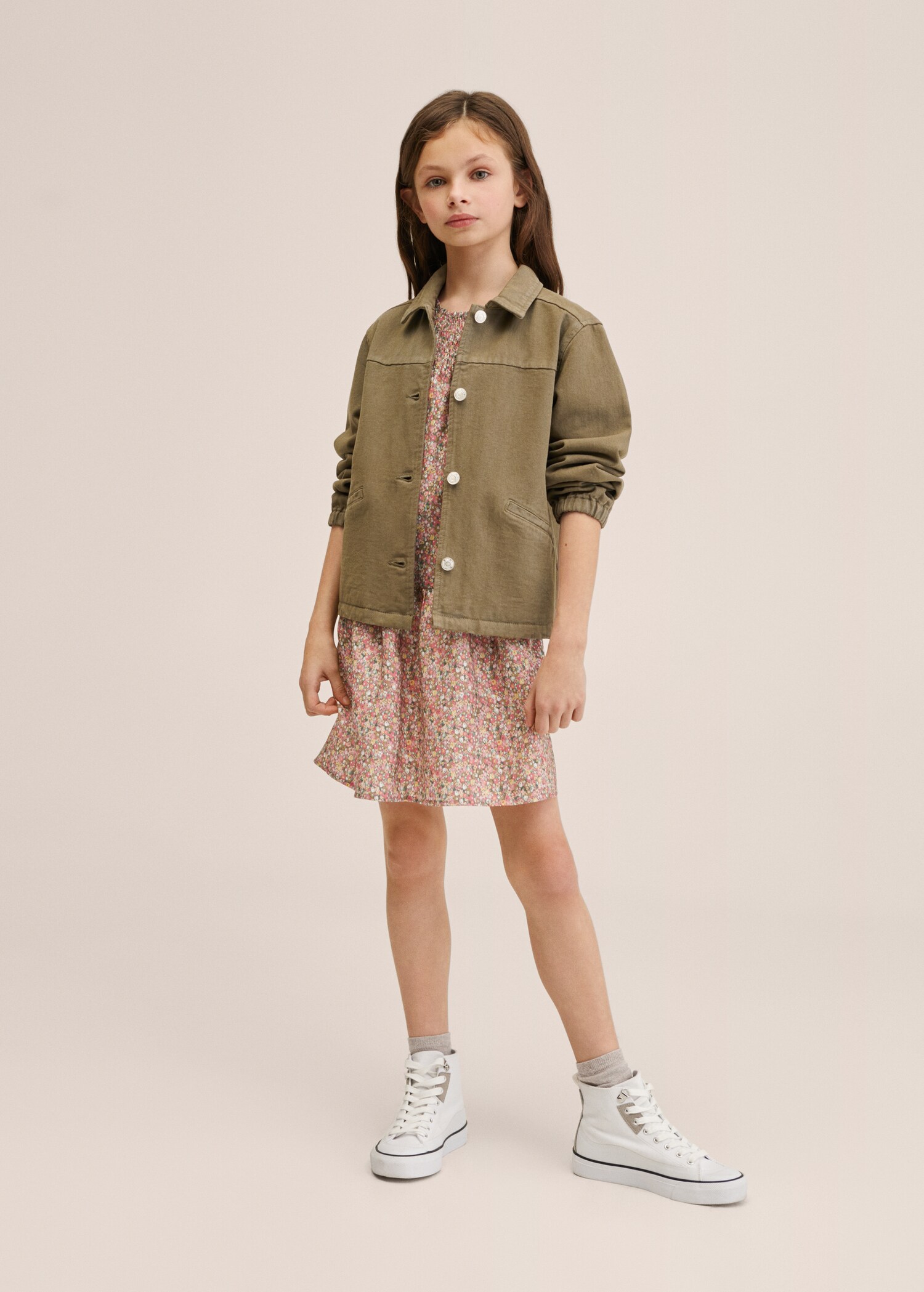 Floral print dress - General plane
