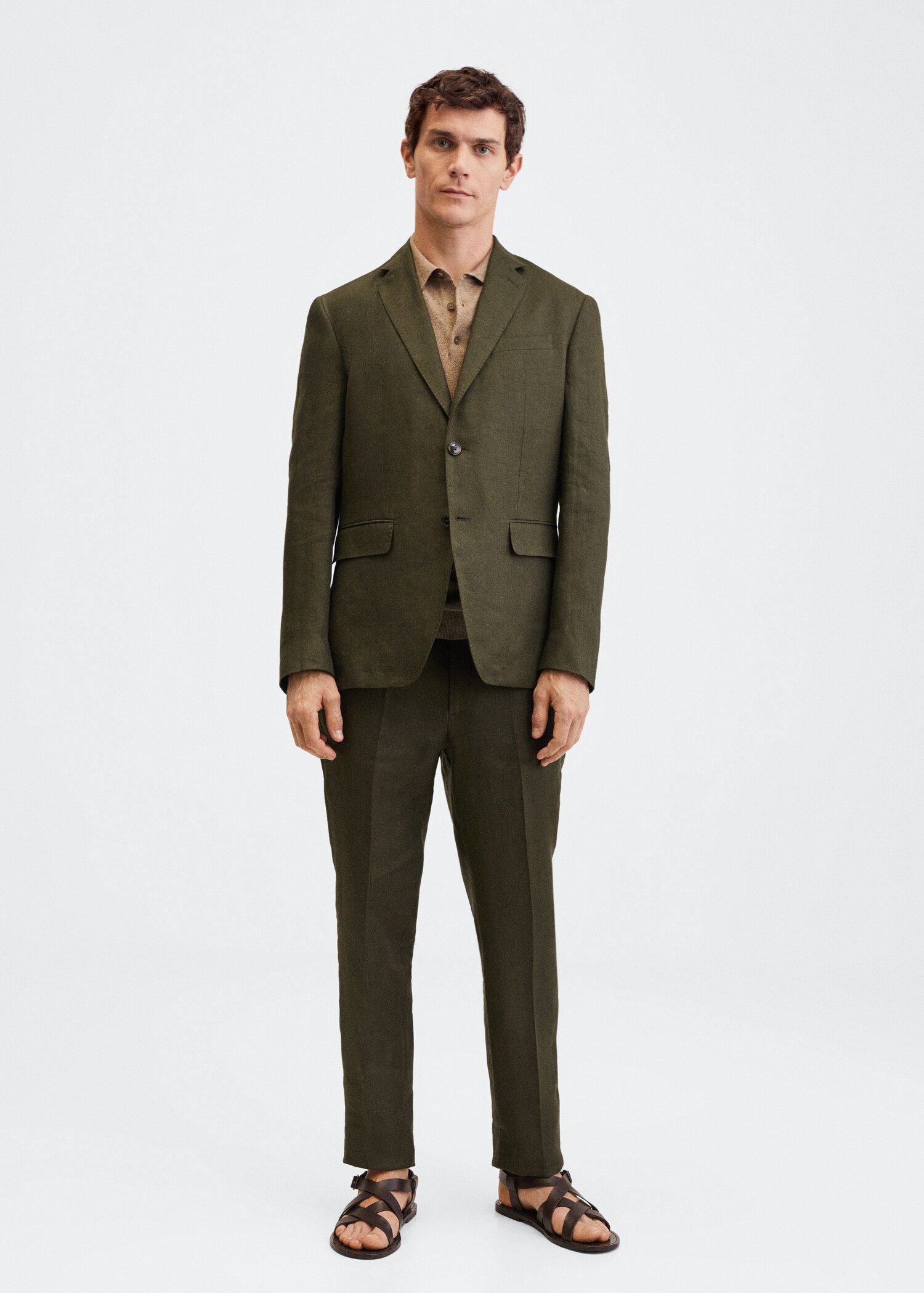 Pantalon de costume lin - Plan général