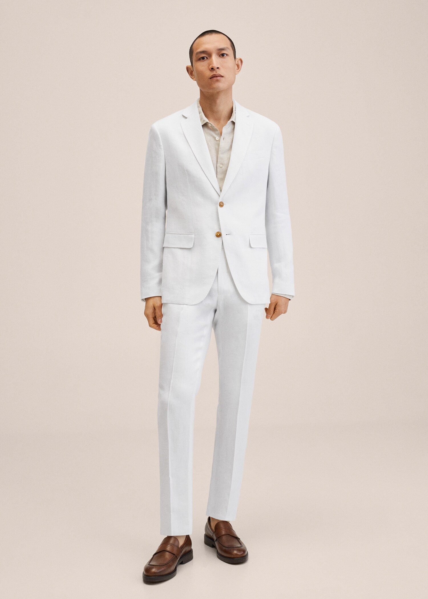 Pantalon de costume lin - Plan général