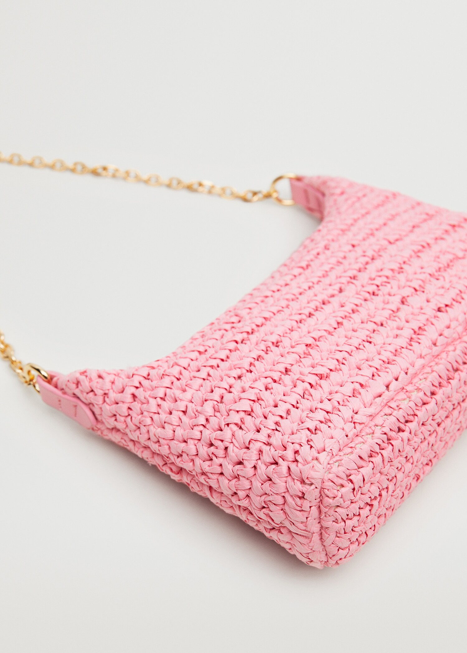 Raffia shoulder bag - General plane