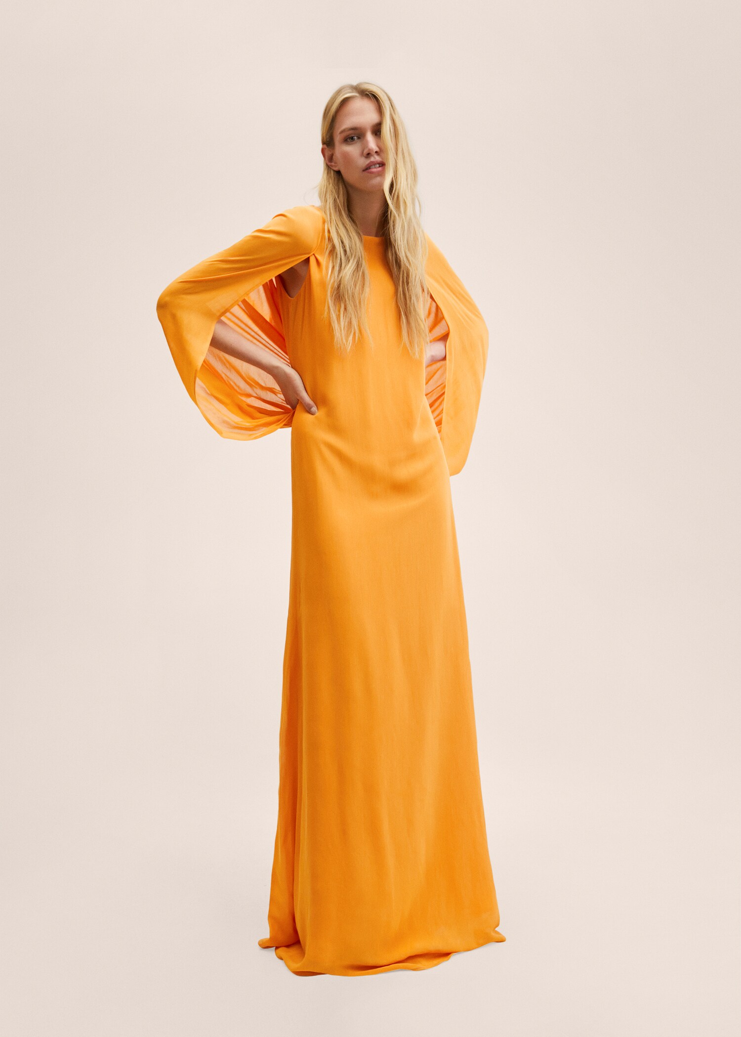 Vestido detalle drapeado - Plano general