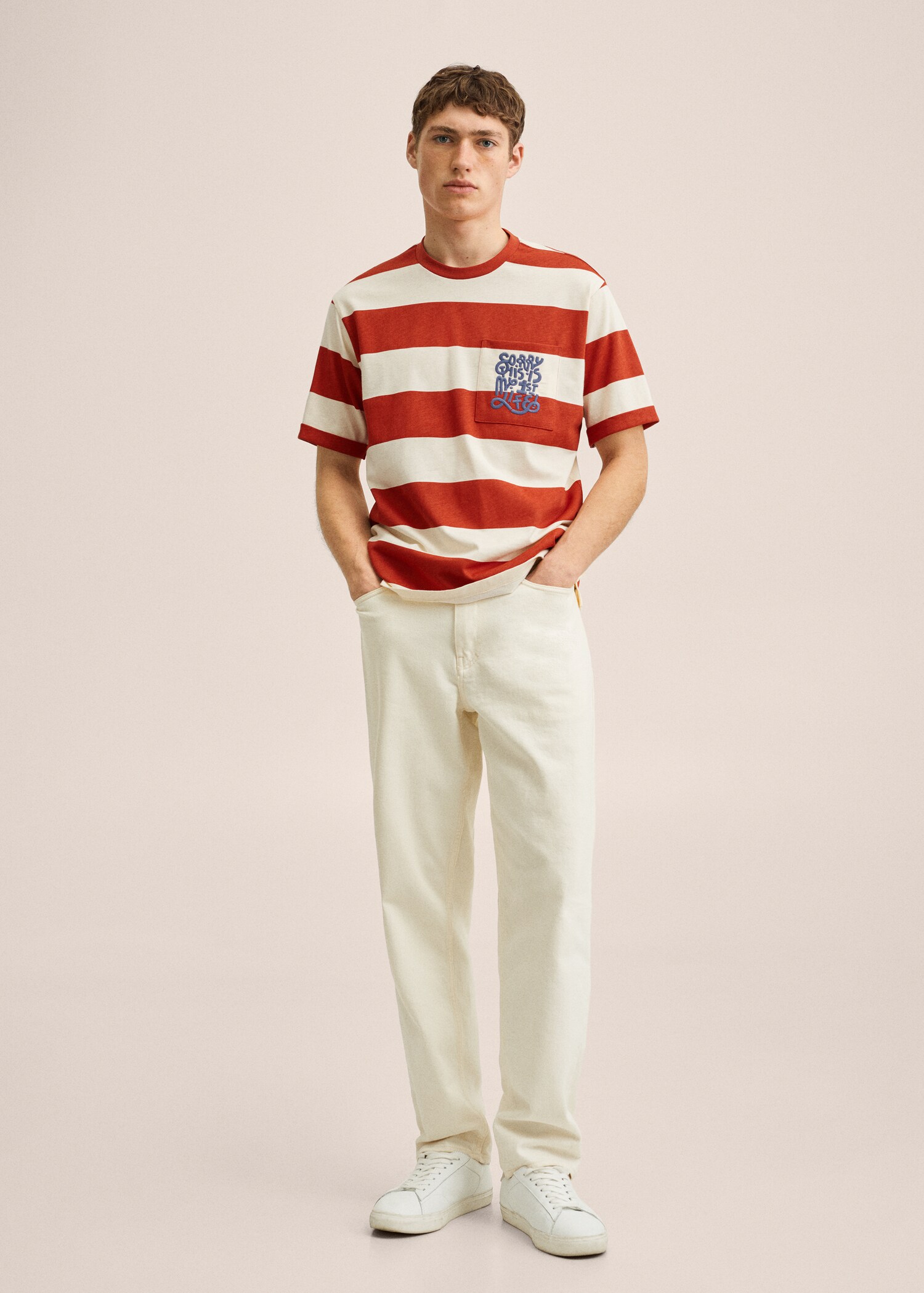 Striped cotton T-shirt - General plane