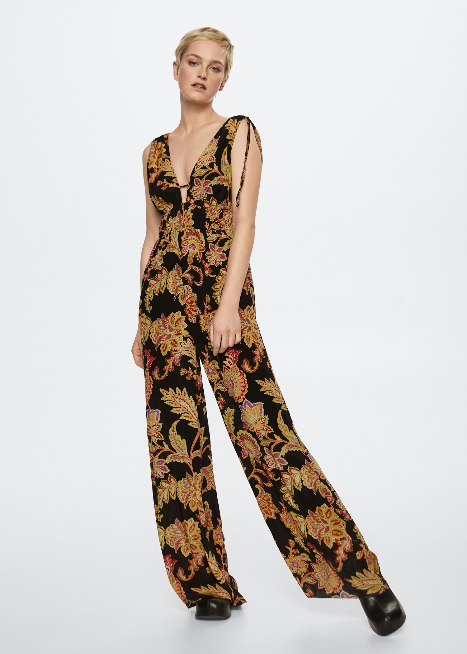 Floral fluid jumpsuit - General plane