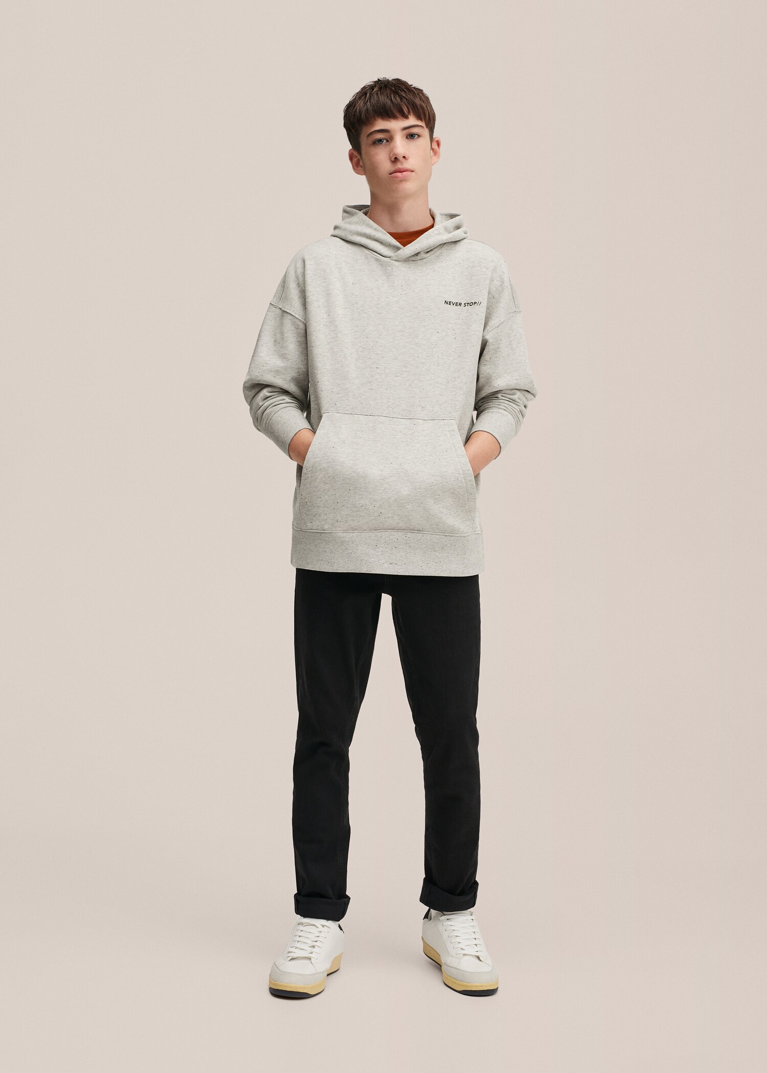 Mikina oversize s nápisem - Celkový náhled