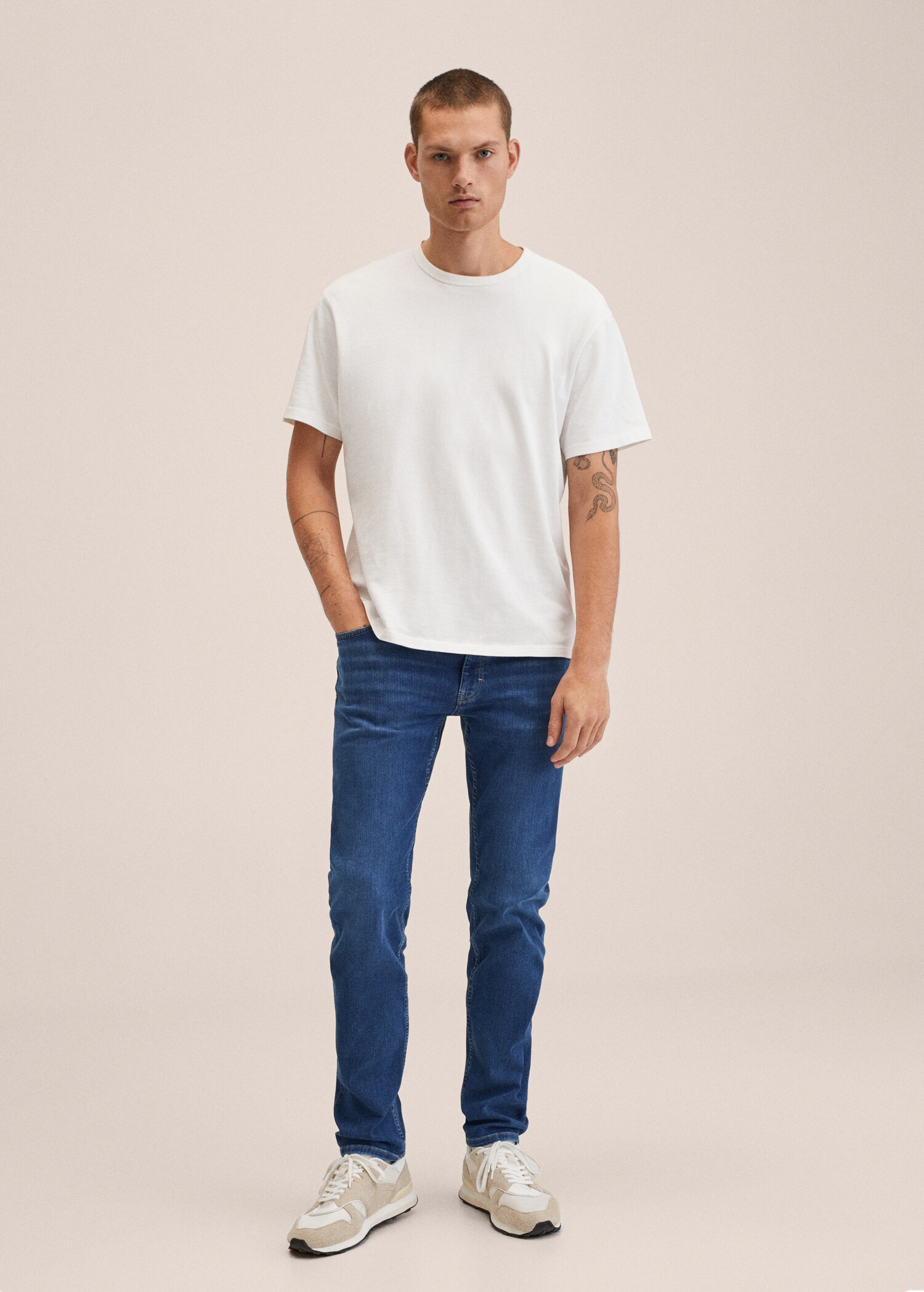 Texans Patrick slim fit Ultra Soft Touch - Pla general