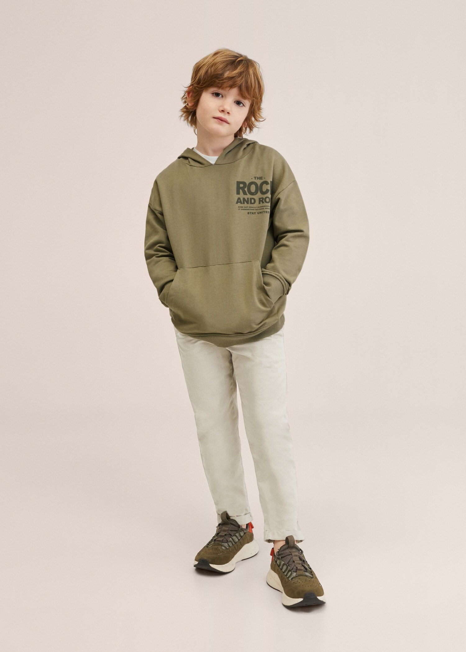 Sudadera oversize mensaje - Plano general