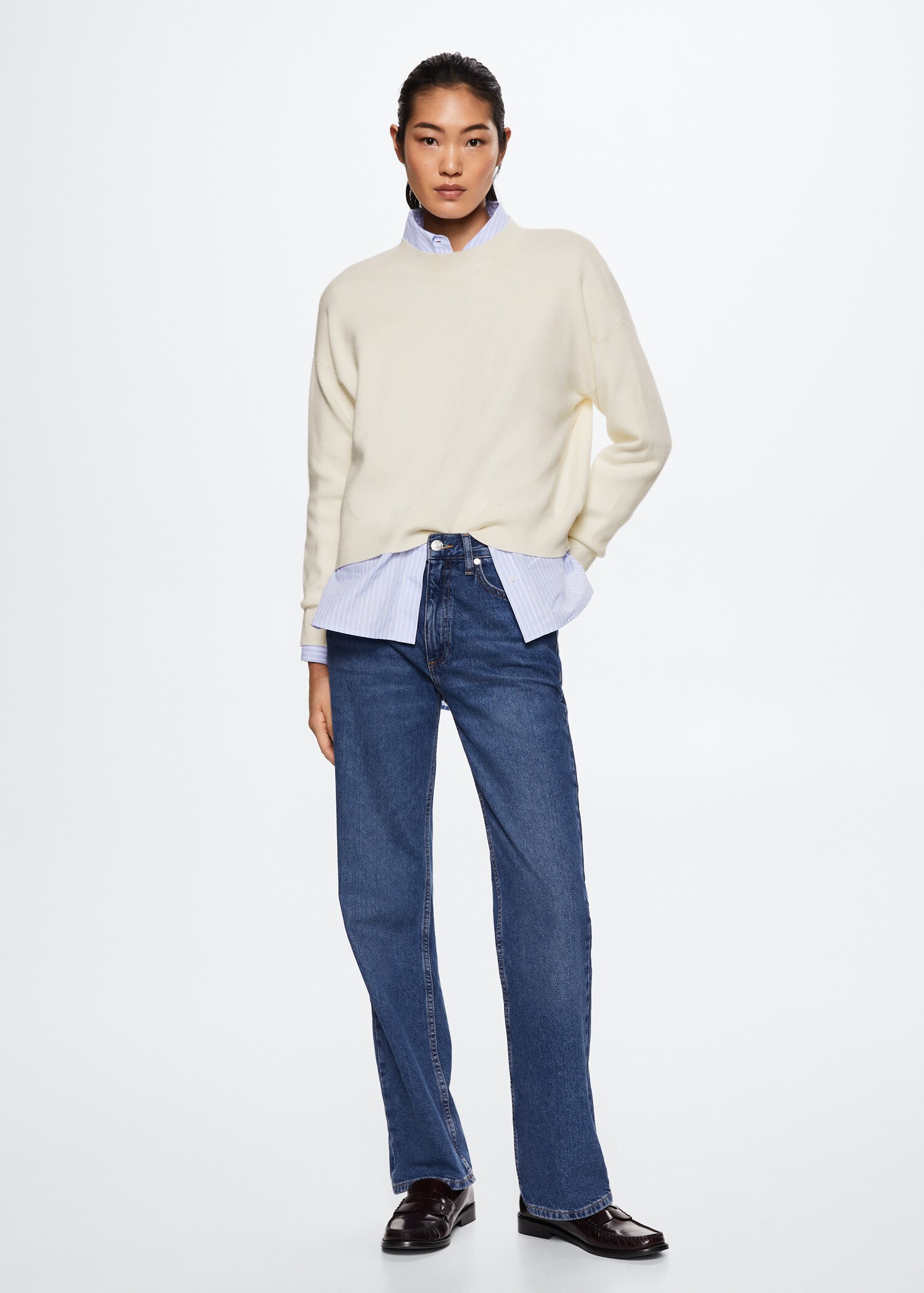 Oversize knit sweater - General plane