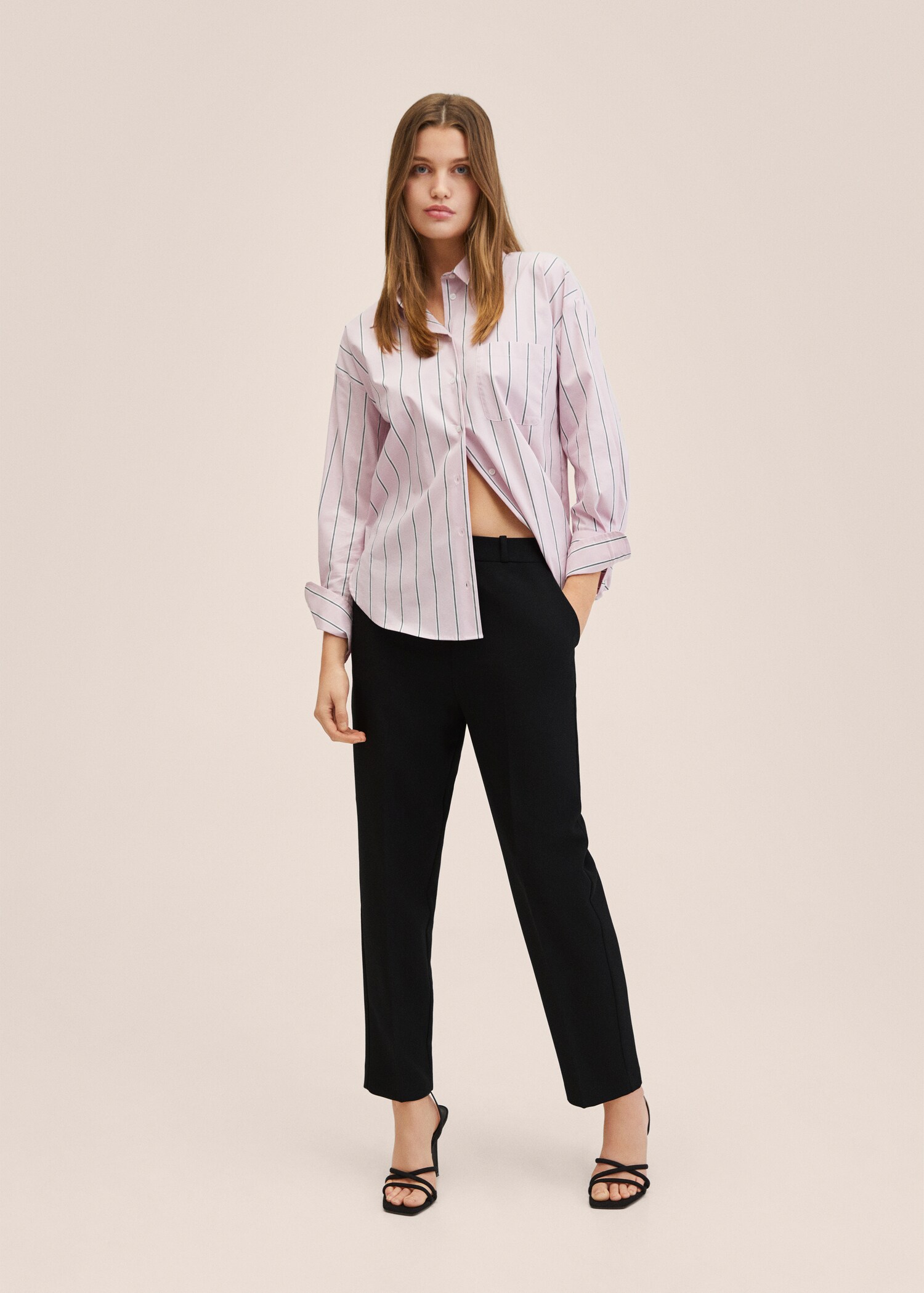 Gerade Hose mit Stretchbund - Allgemeine Ansicht