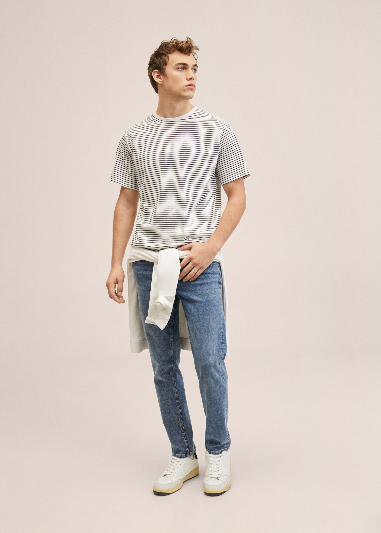 Striped cotton T-shirt - General plane