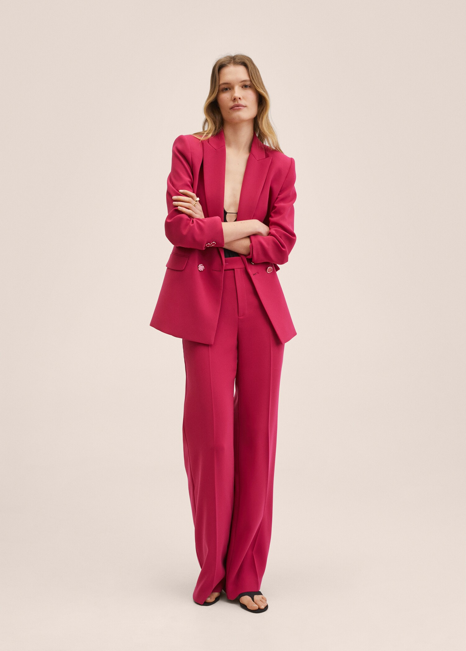 Veste de costume double boutonnage - Plan général