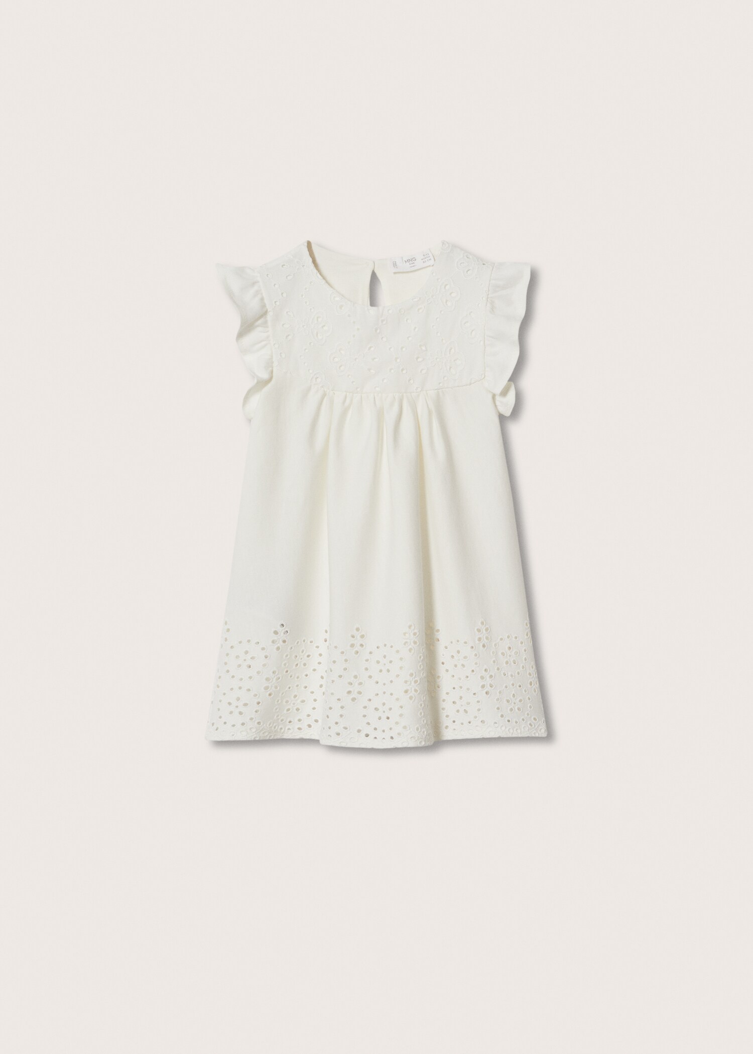 Embroidered cotton dress - General plane