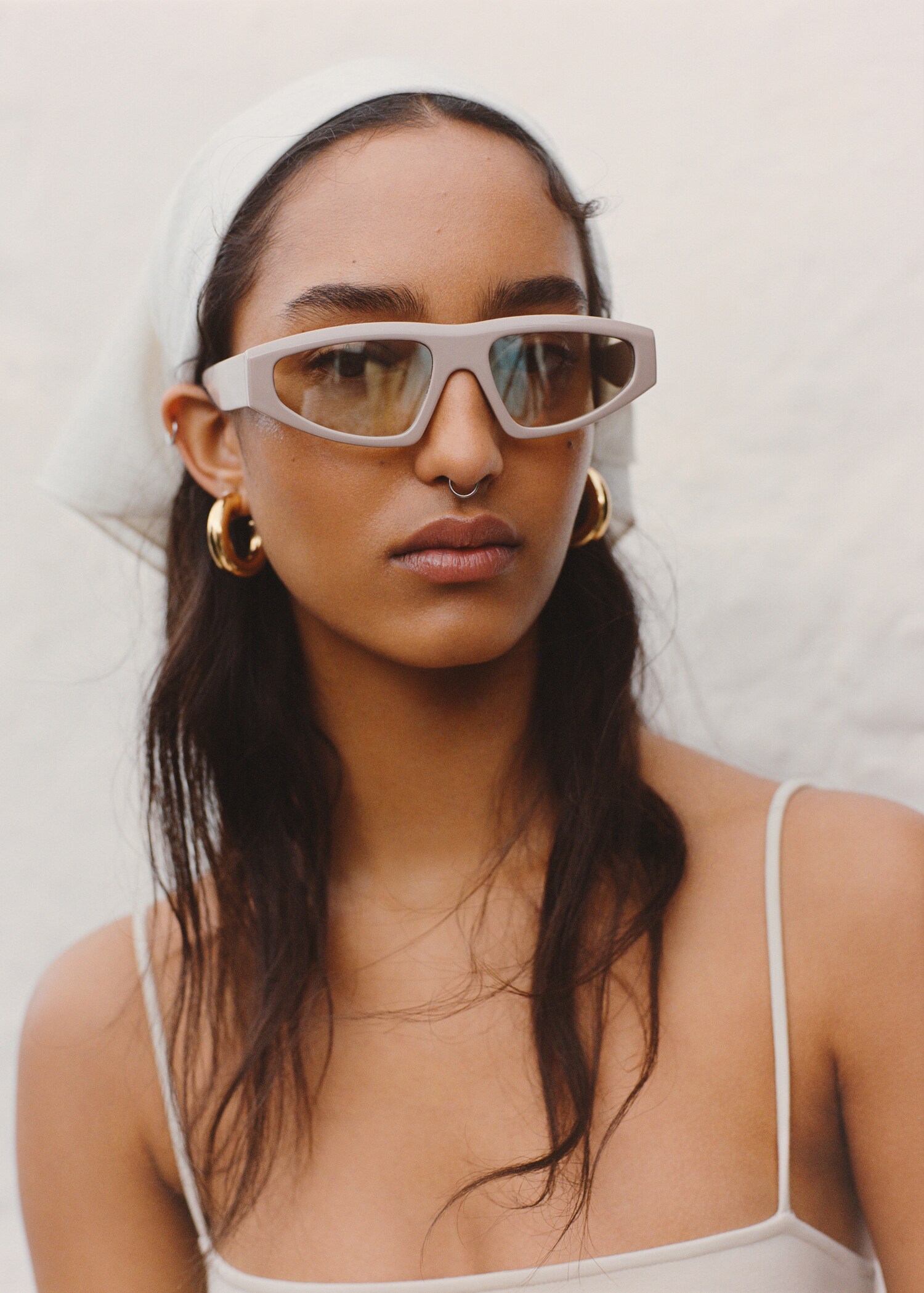 Sonnenbrille mit Azetatfassung - Allgemeine Ansicht