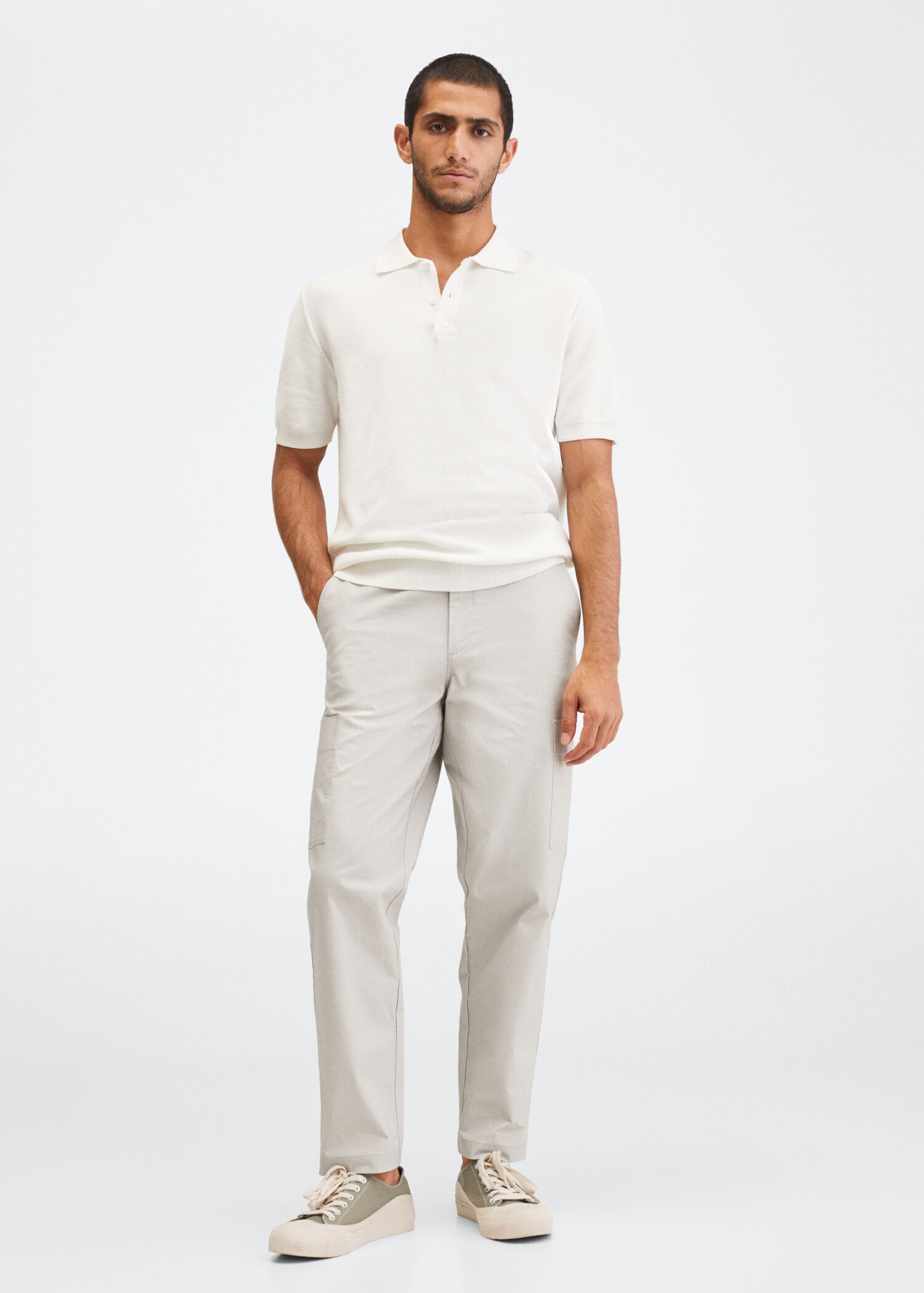 Pantalón cargo algodón - Plano general