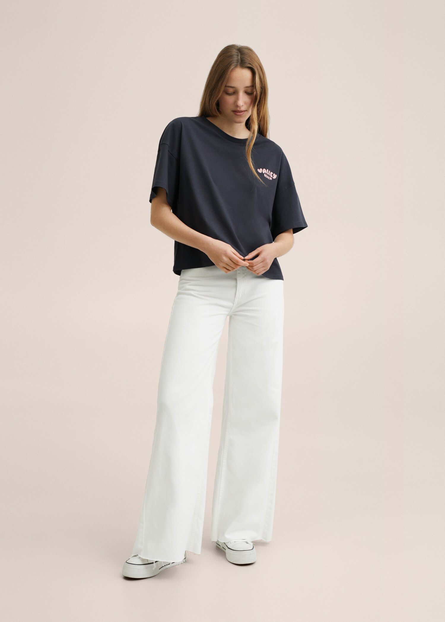 Oversized message t-shirt - General plane