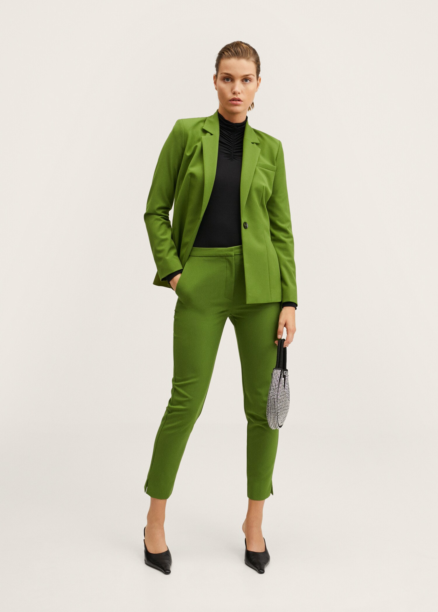 Oblekové kalhoty slim fit - Celkový náhled