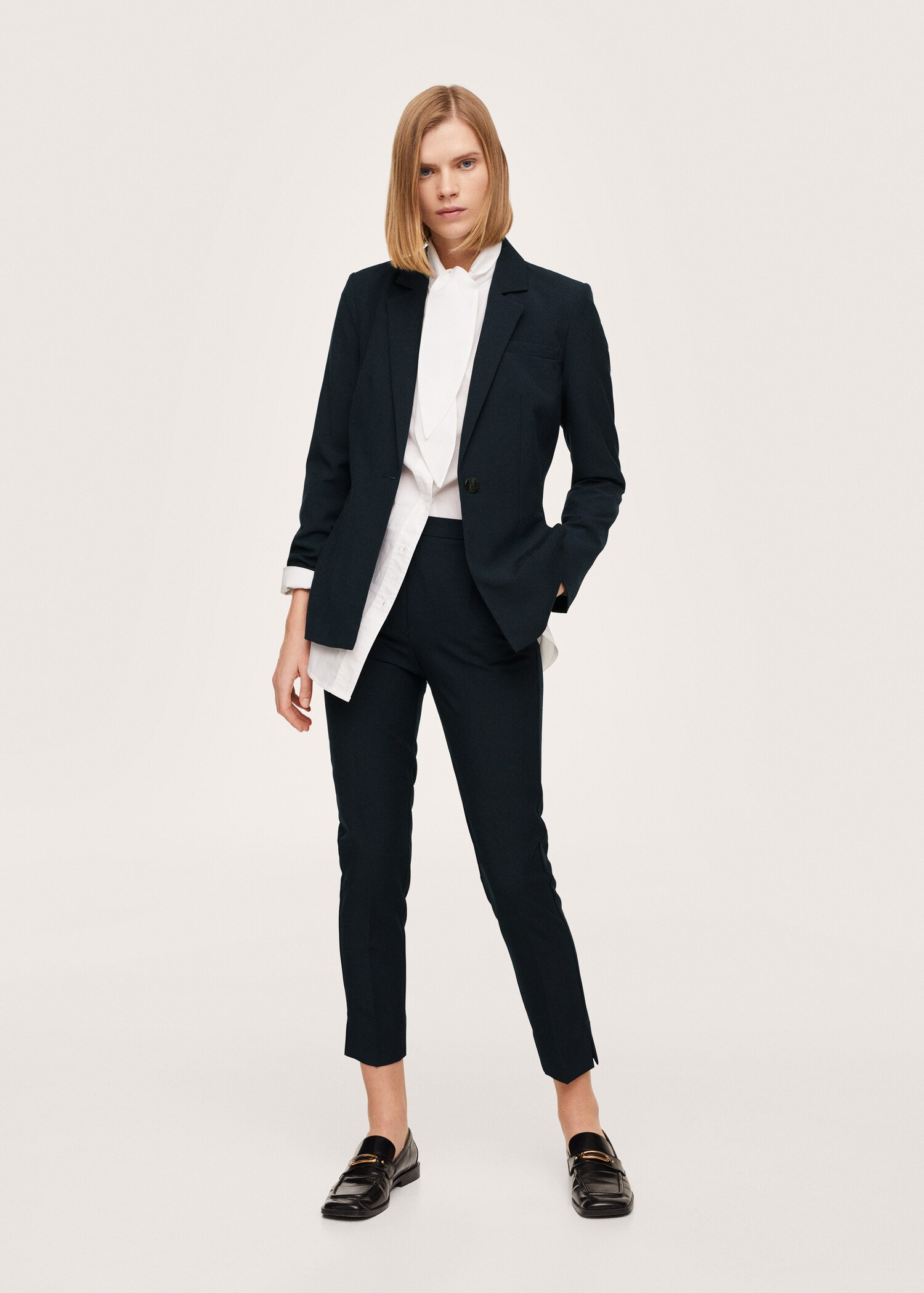 Oblekové kalhoty slim fit - Celkový náhled