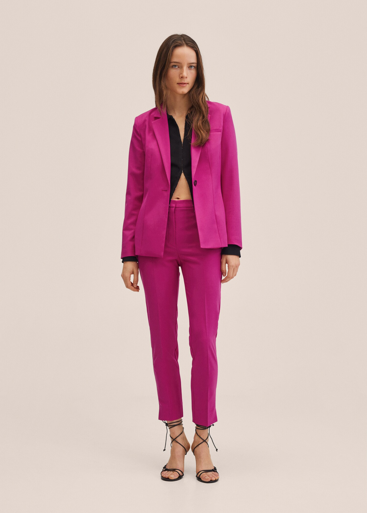Oblekové kalhoty slim fit - Celkový náhled