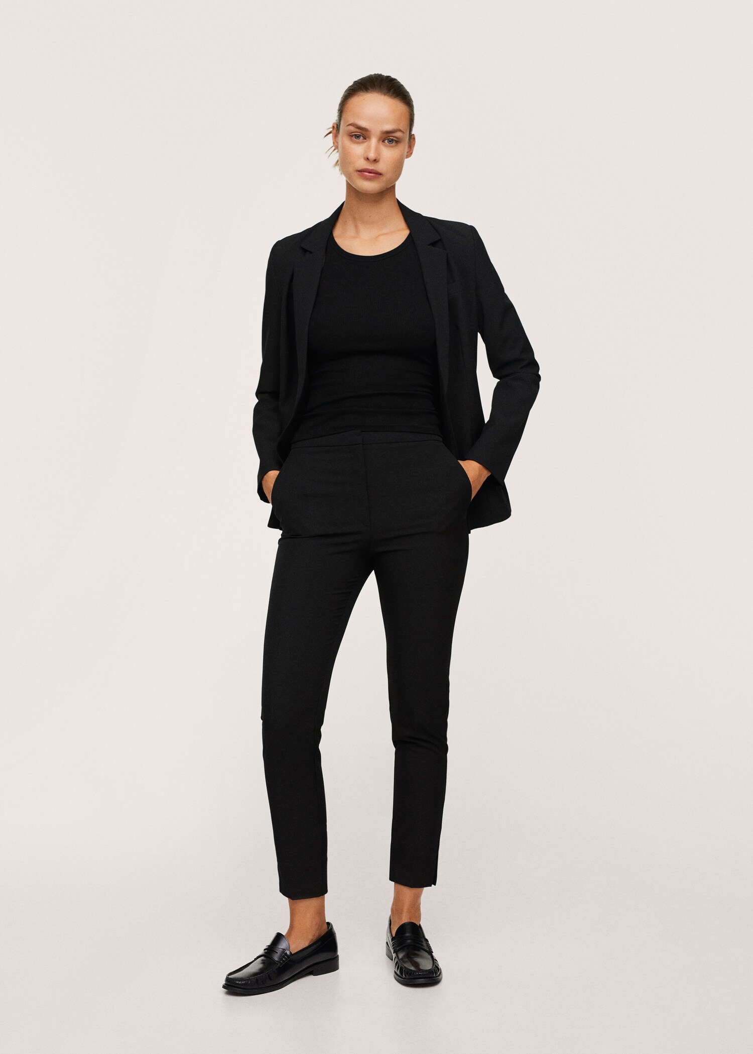 Oblekové kalhoty slim fit - Celkový náhled