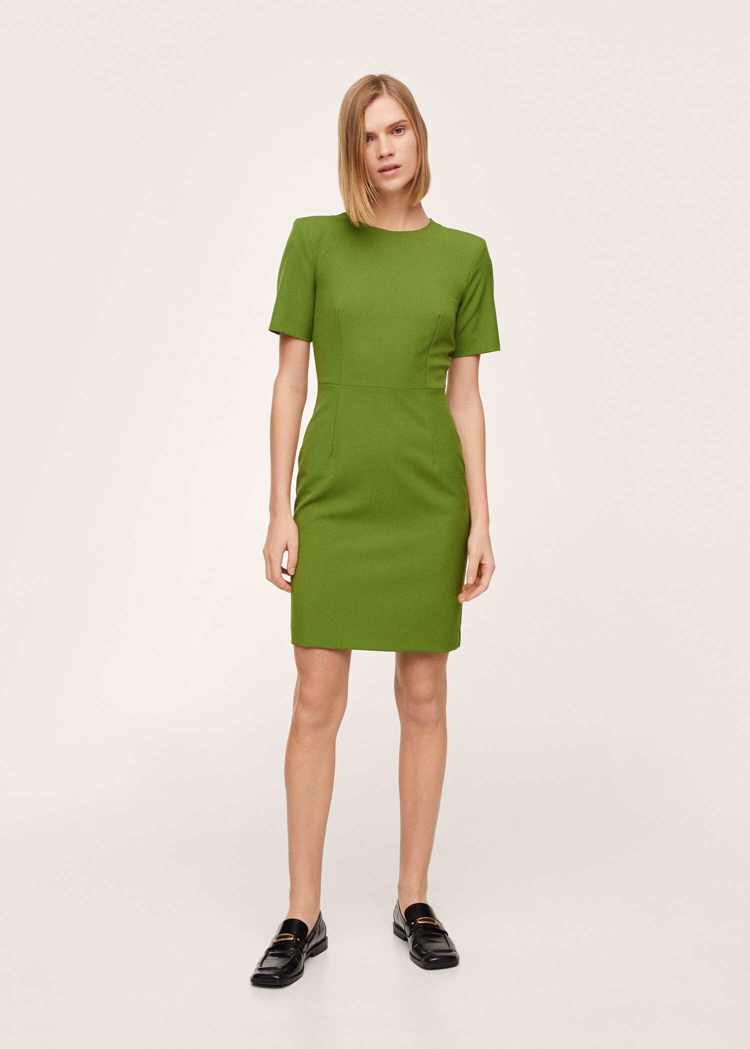 Tailored short dress - General plane