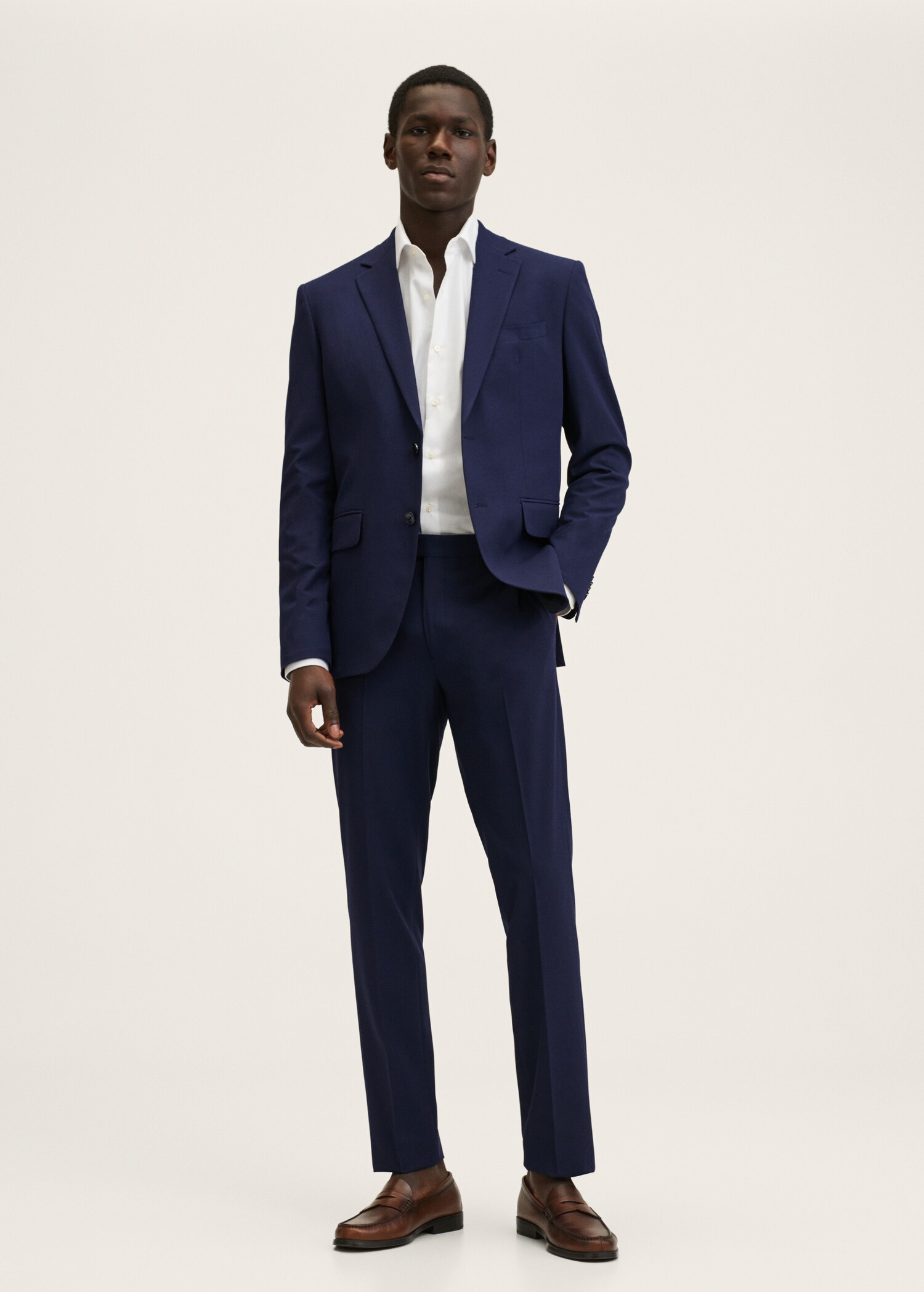 Oblekové kalhoty slim fit - Celkový náhled