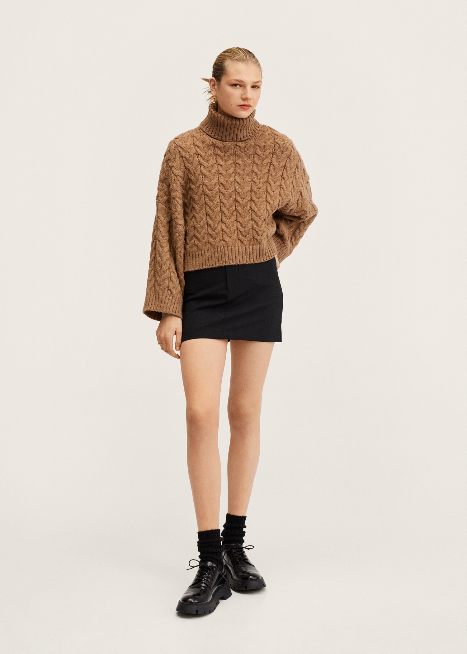 Úpletový svetr oversize - Celkový náhled