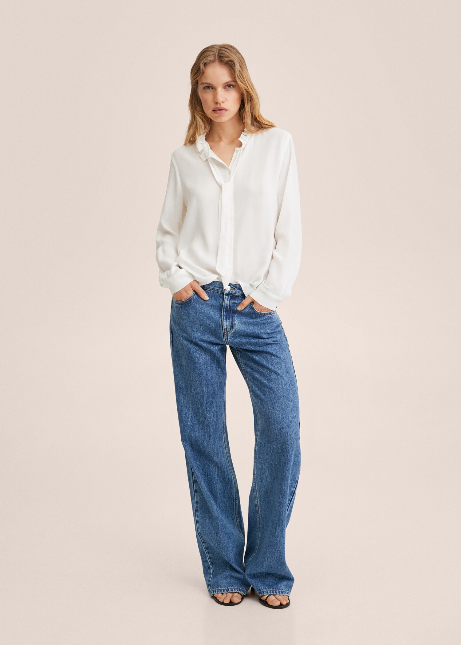 Blusa lazo cuello - Plano general