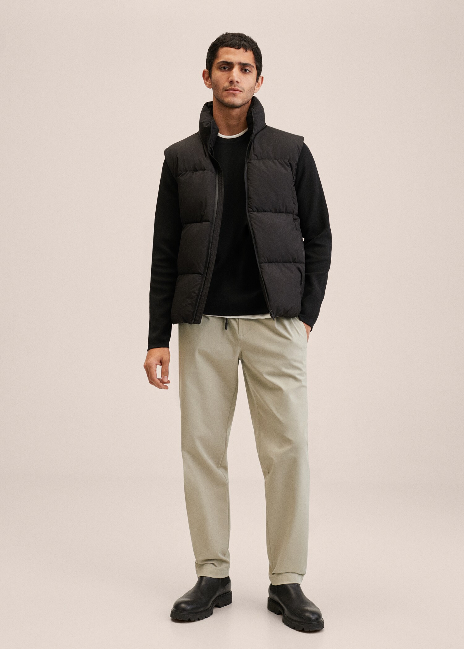 Slim fit stretch pants - General plane