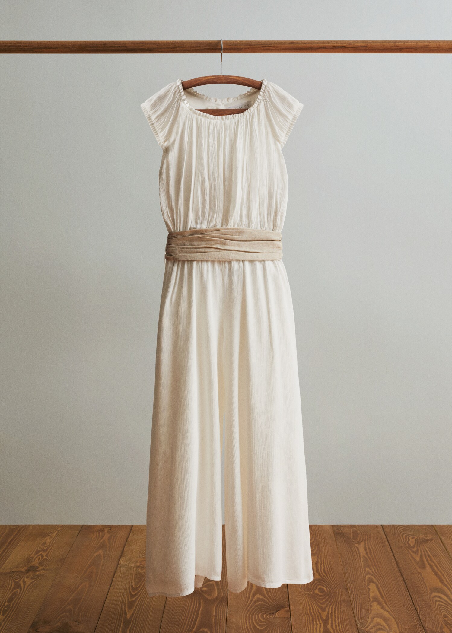 Flowy belt jumpsuit - General plane