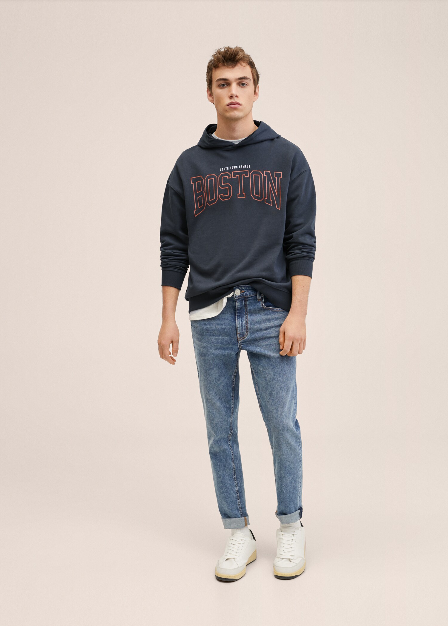 Message zipped hoodie - General plane