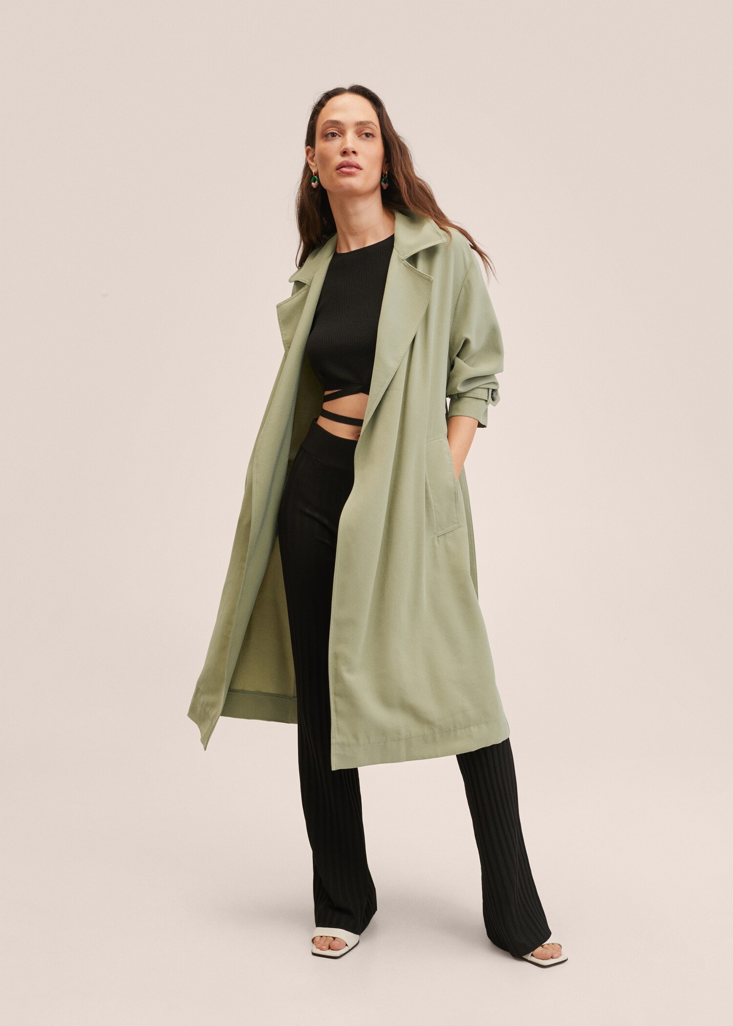 Καπαρντίνα oversize ριχτή - Γενικό πλάνο