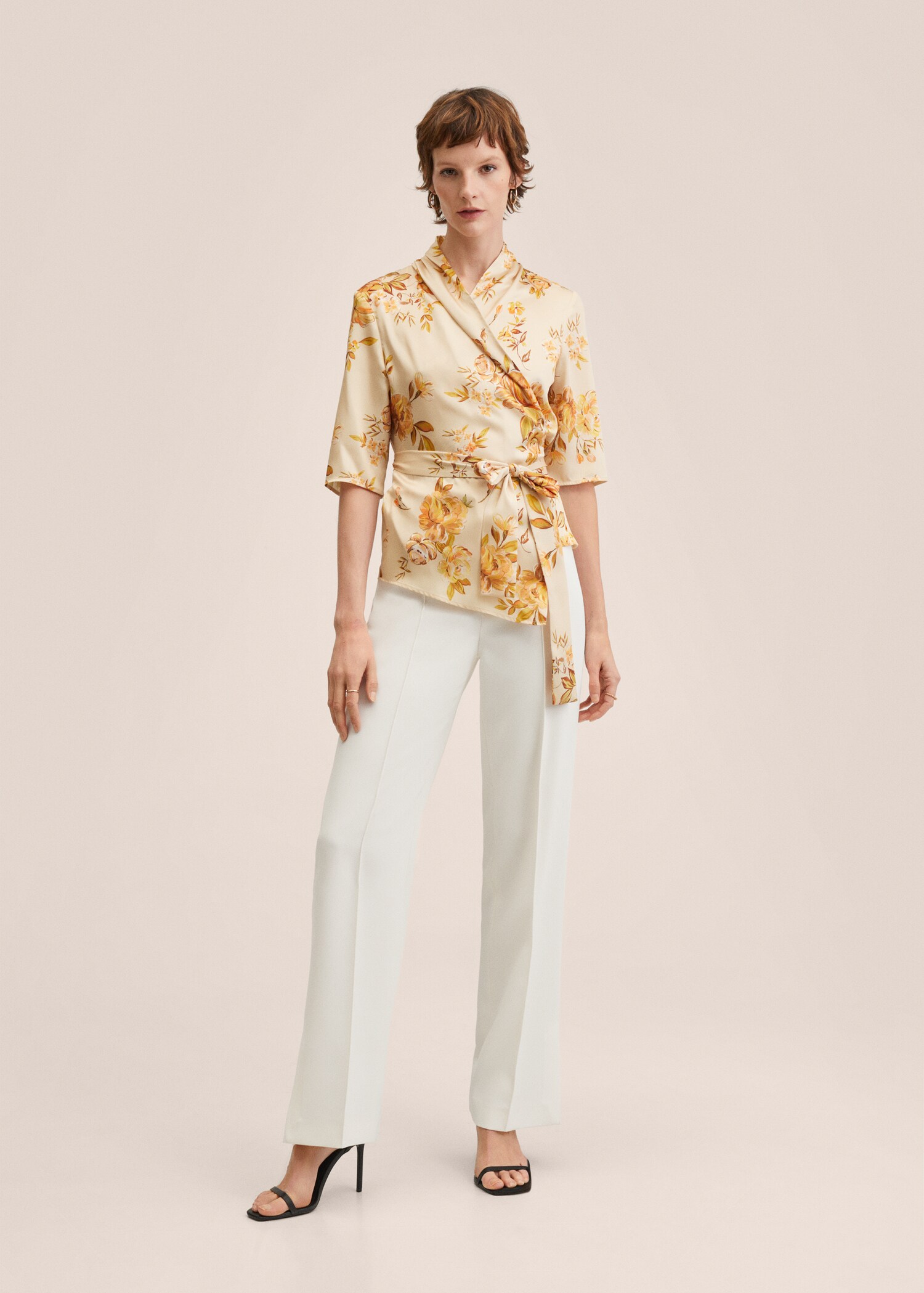 Camisa estampada flores - Plano general