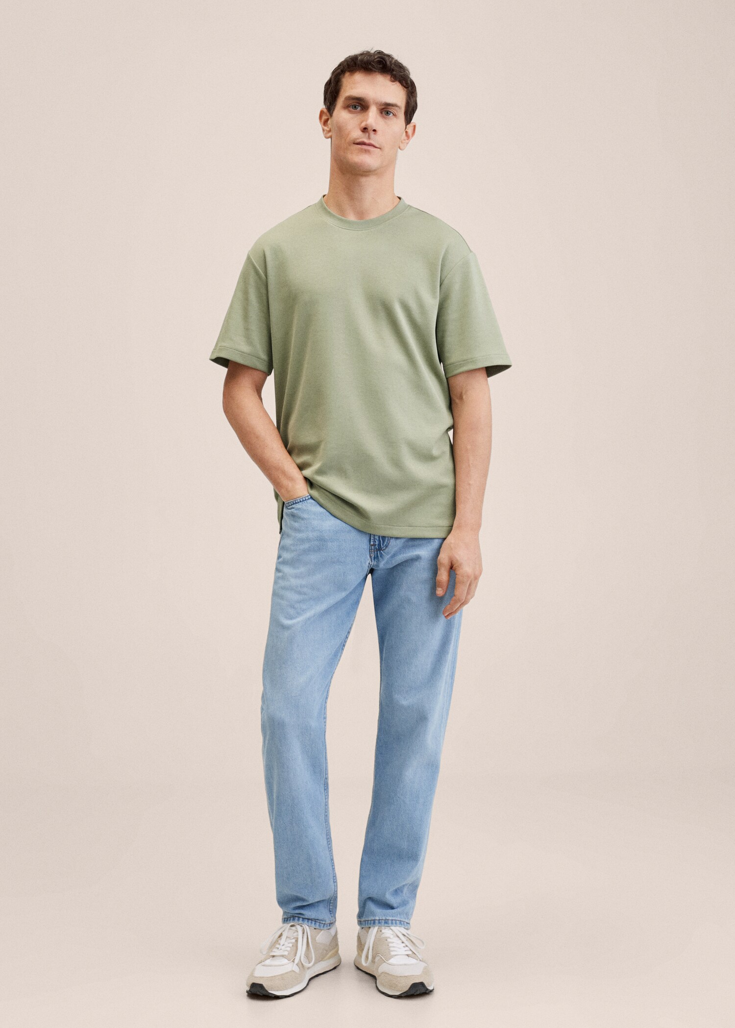 Cotton regular-fit t-shirt - General plane