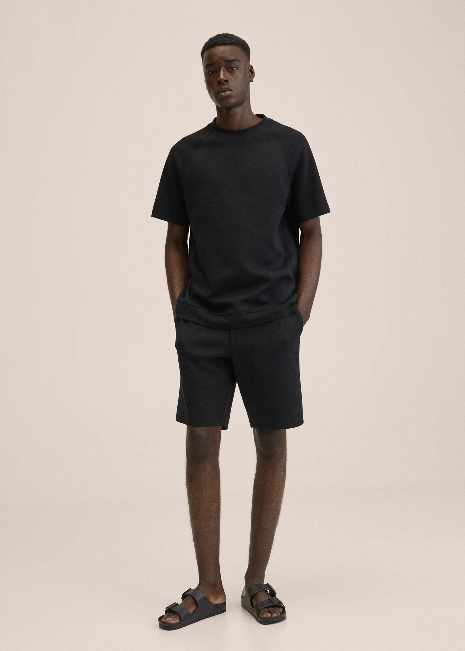 Bermudes jogger cotó - Pla general