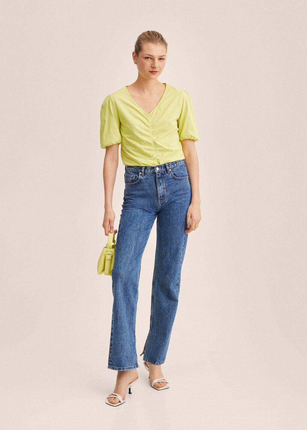 Mango yellow sweater sale