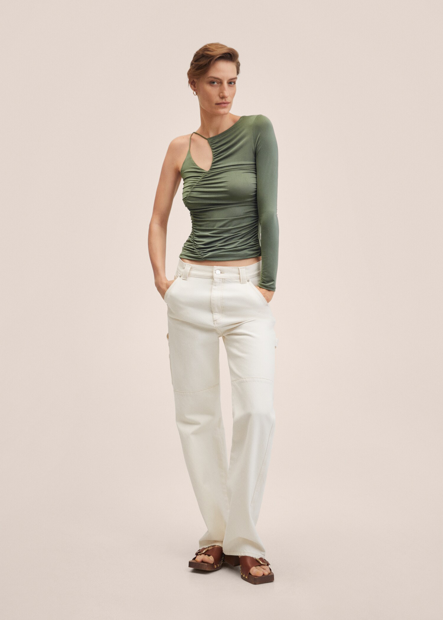 Asymmetrical open t-shirt - General plane