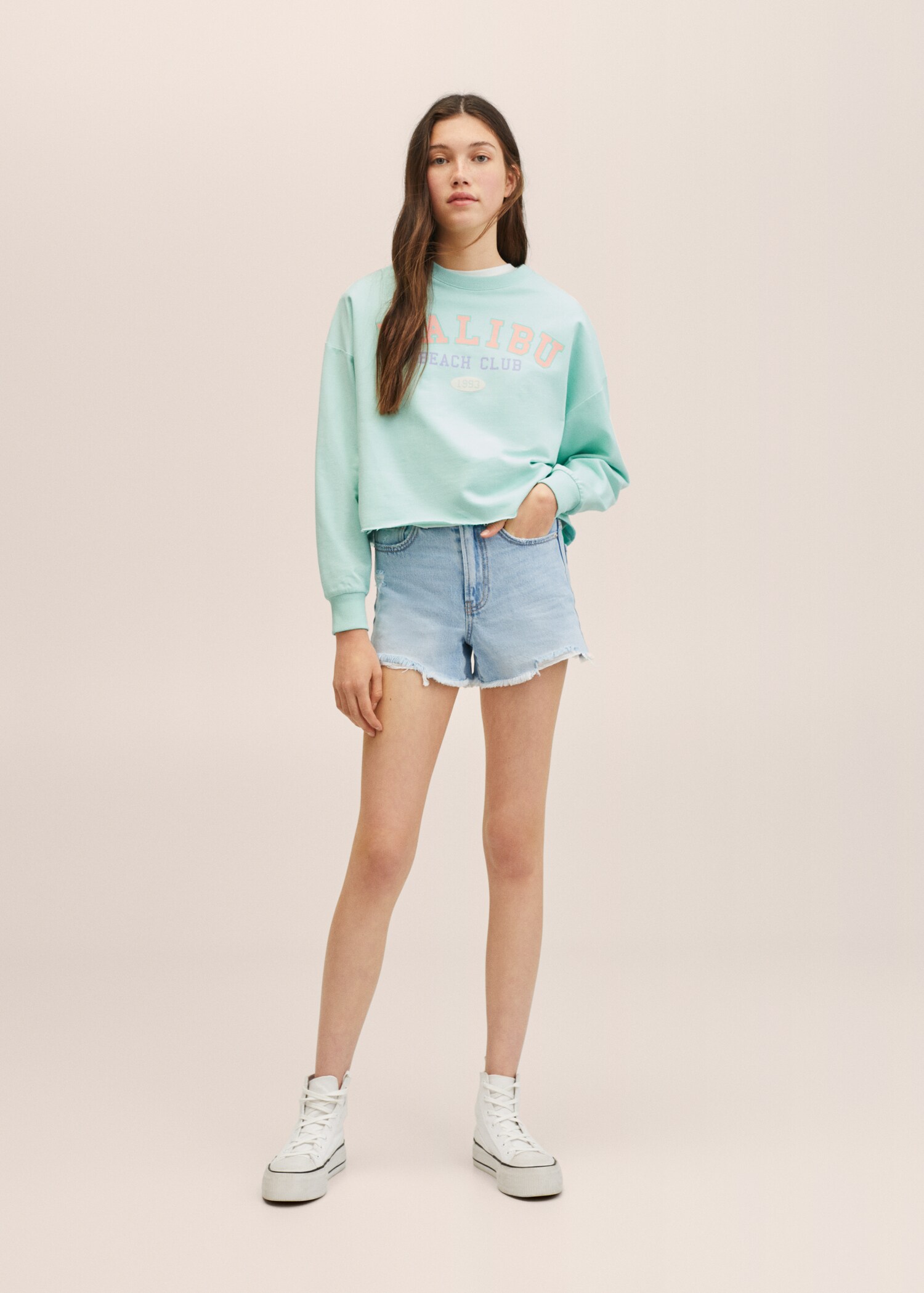 Printed message sweatshirt - General plane