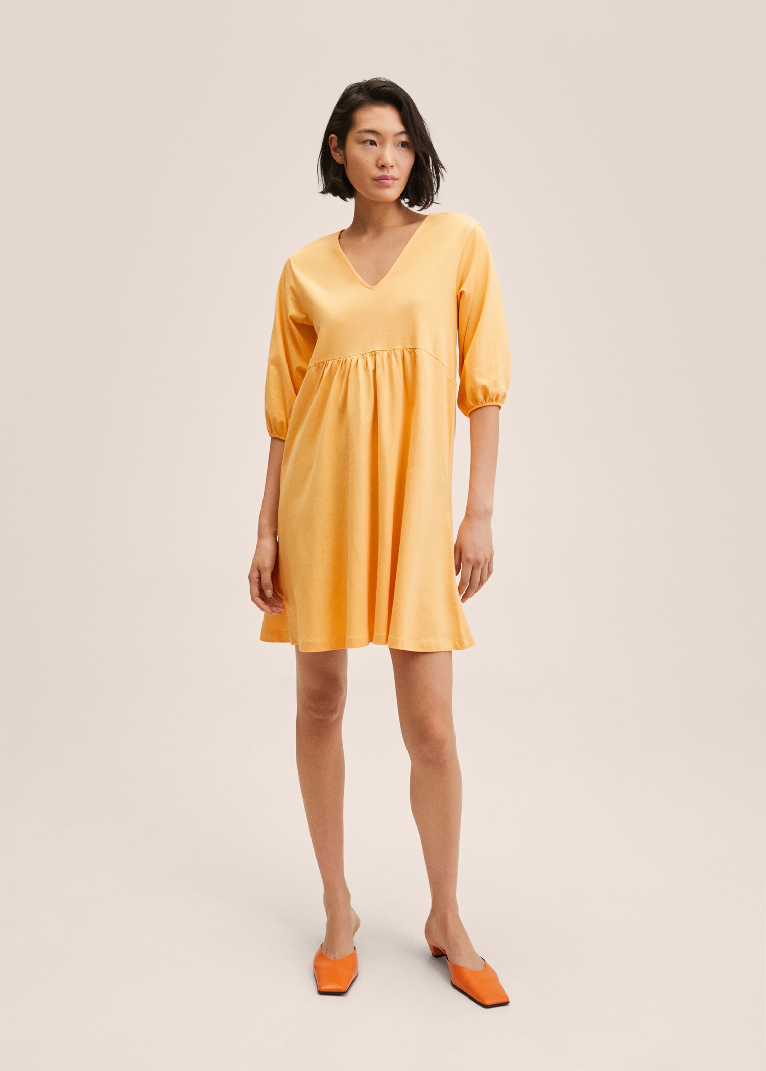 Oversized Kleid aus Baumwolle - Allgemeine Ansicht