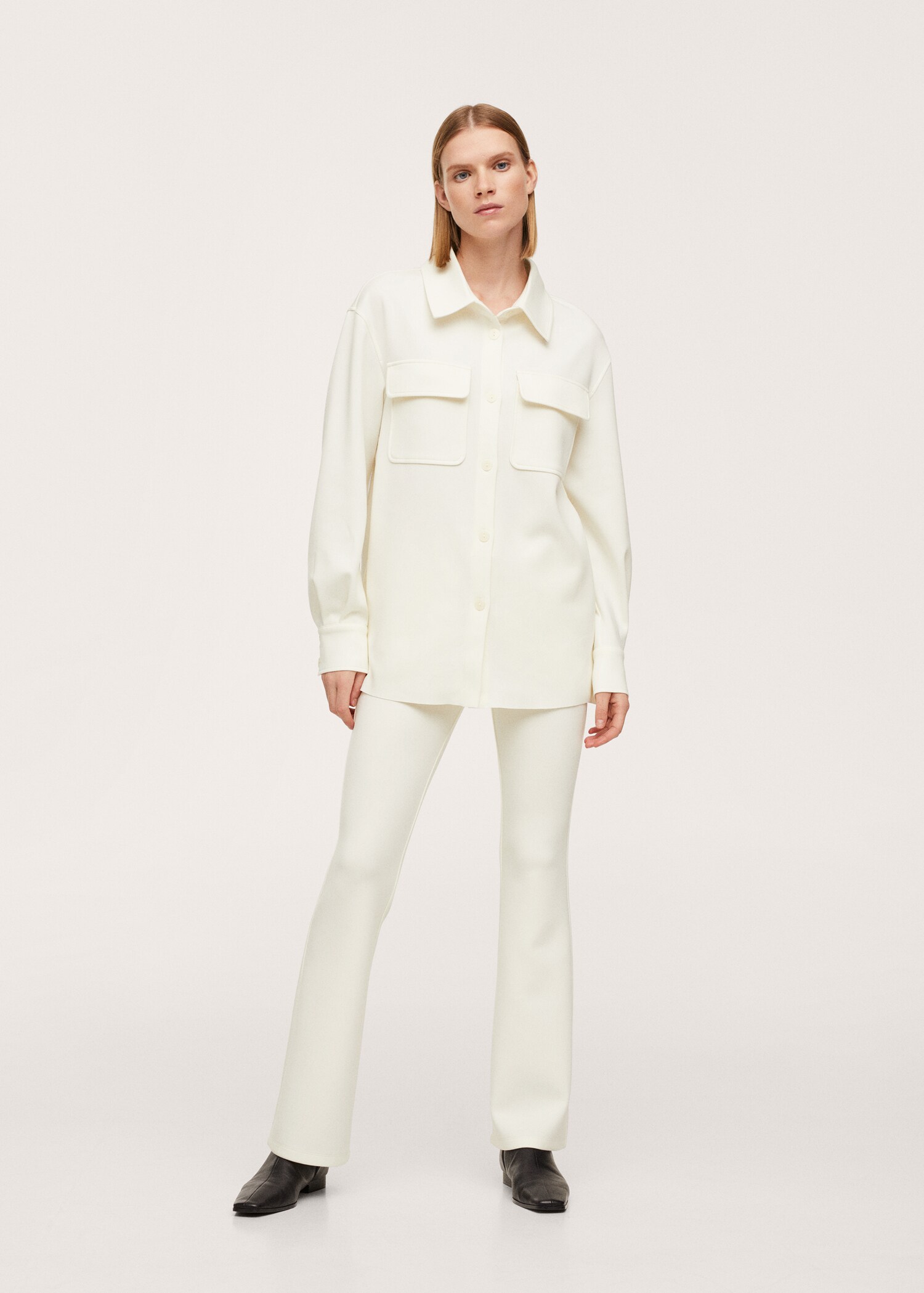 Oversized Overshirt mit Taschen - Allgemeine Ansicht